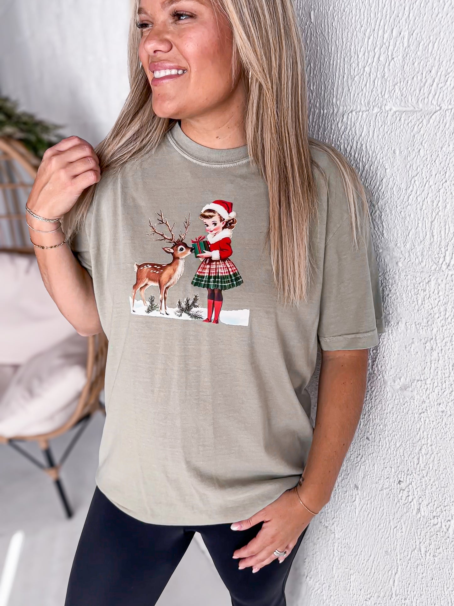 WHOLESALE Bambi Christmas Tee