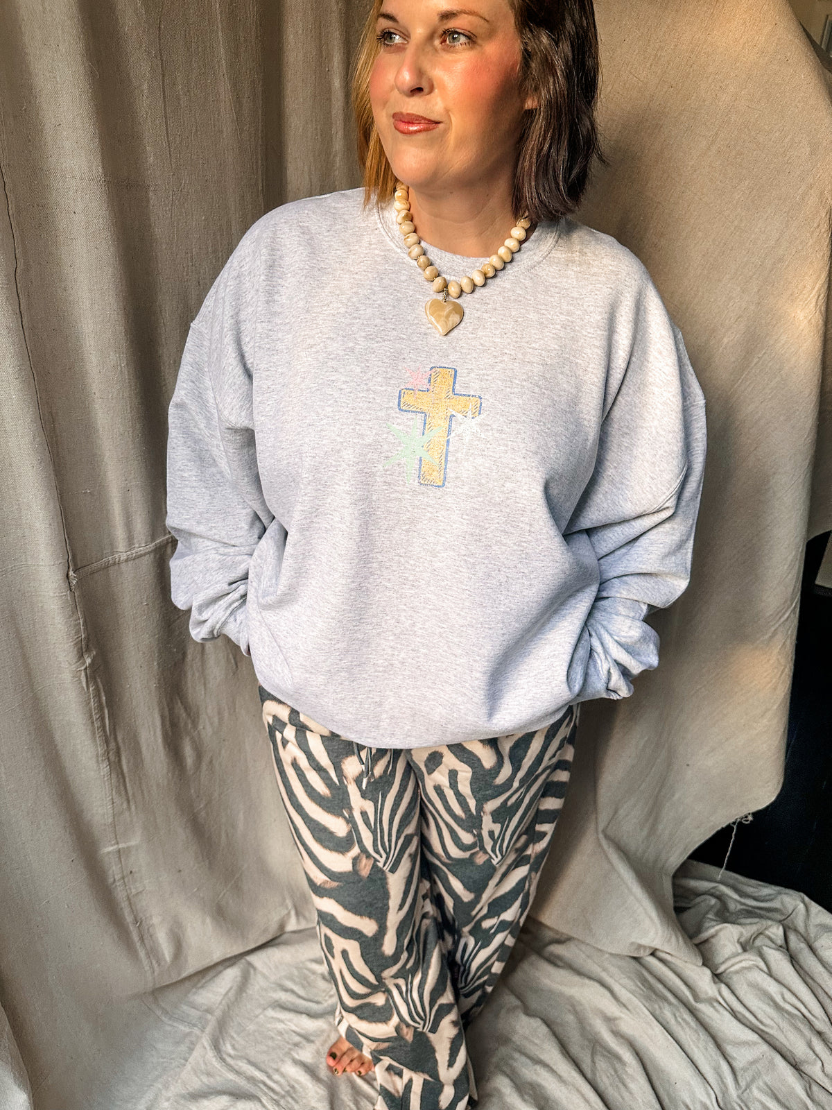 He Will Provide- Ash Sweatshirt