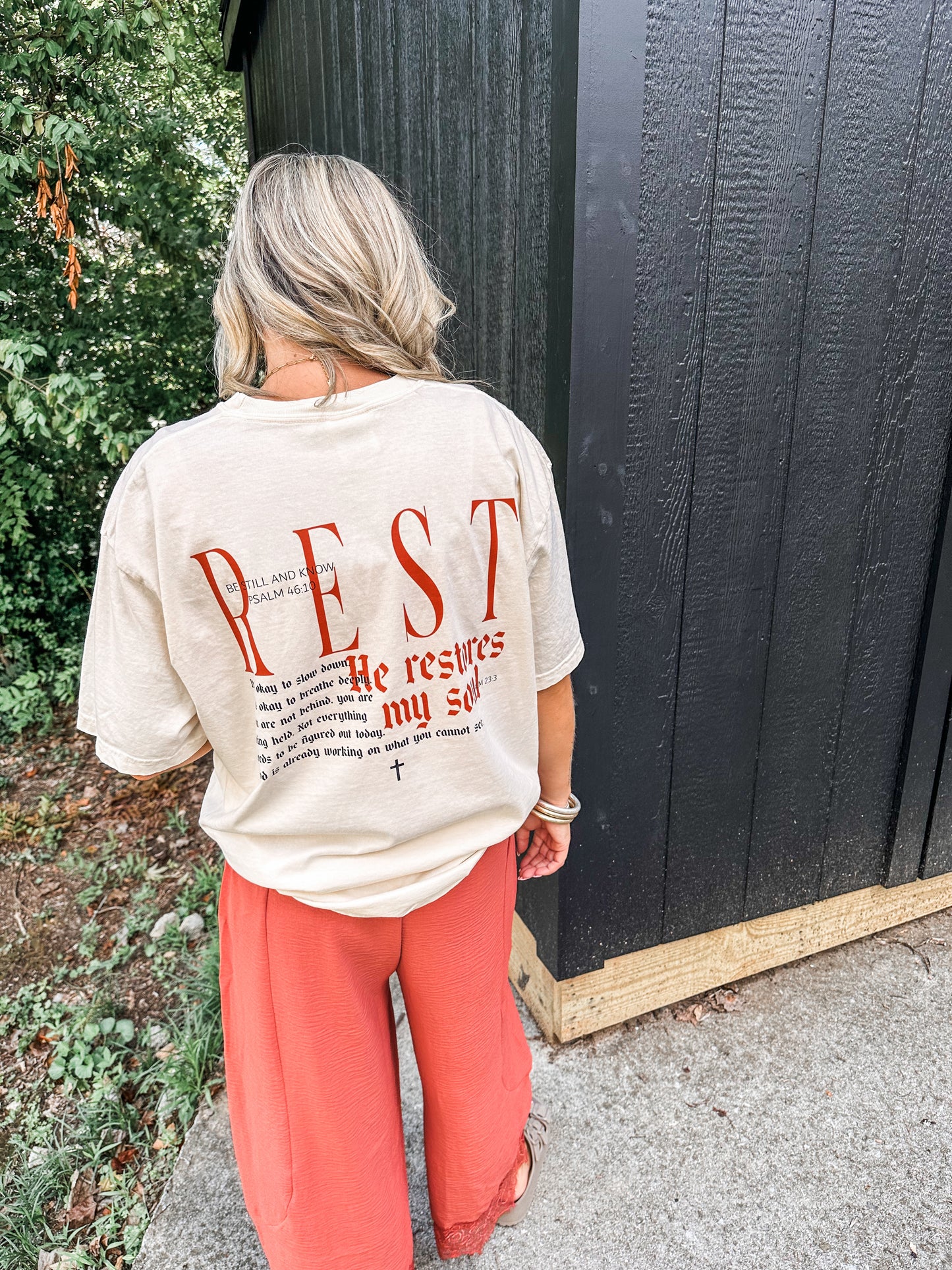 REST ivory Tee