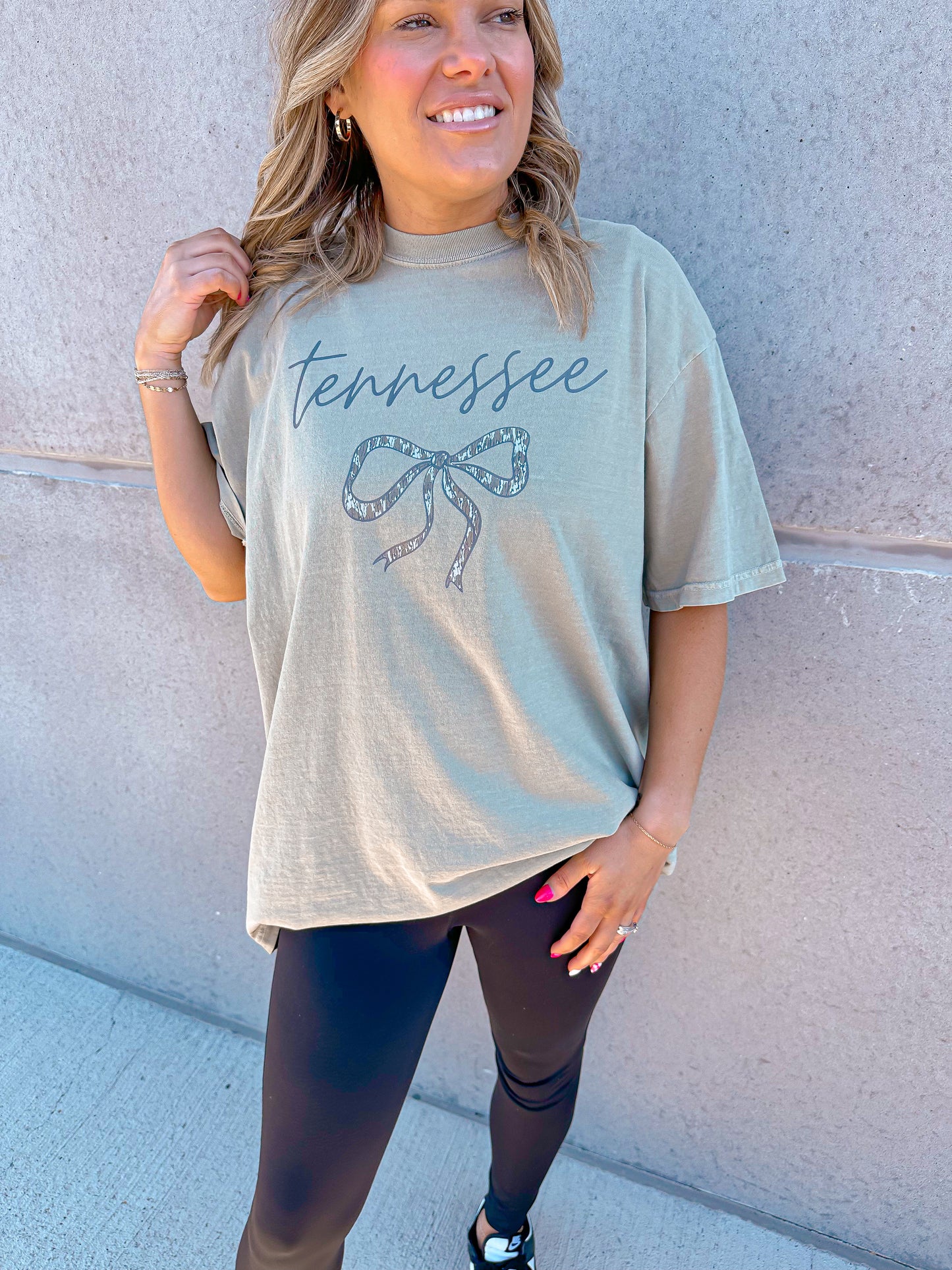 Tennessee Camo Bow Tee