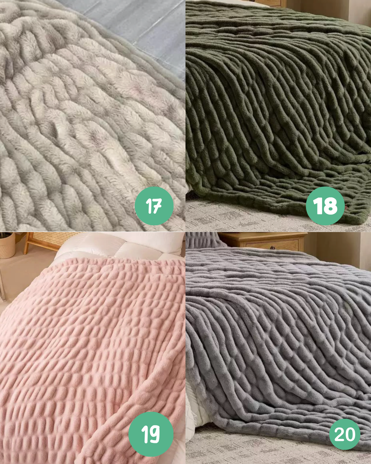 Minky Blanket #17-20 PREORDER