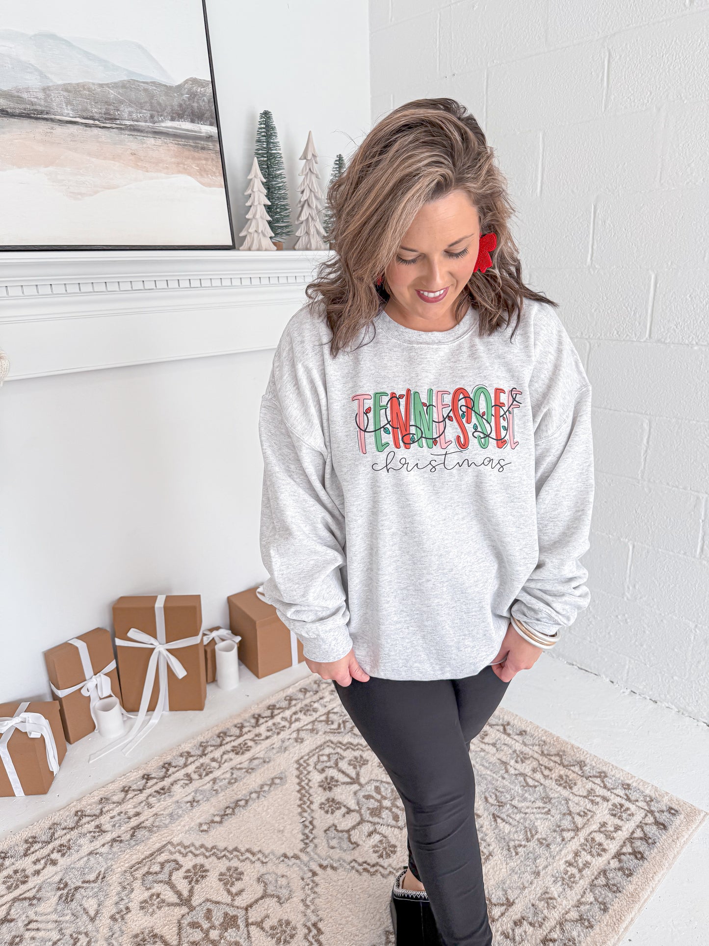 Tennessee Christmas Lights Sweatshirt