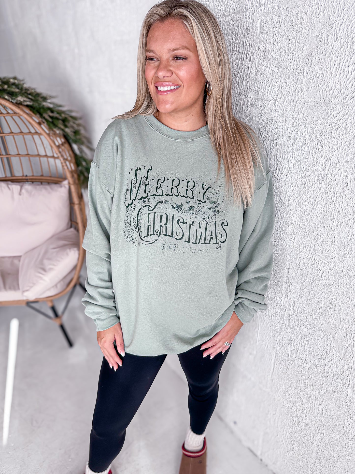 Vintage Merry Christmas Sweatshirt