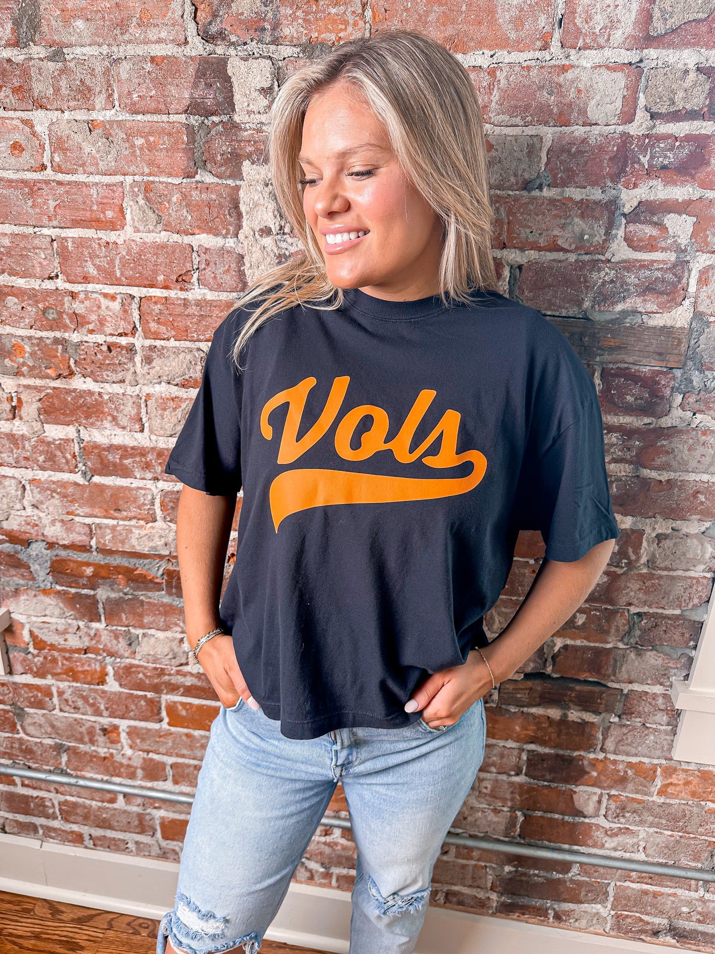 Tennessee Baseball Crop Tee