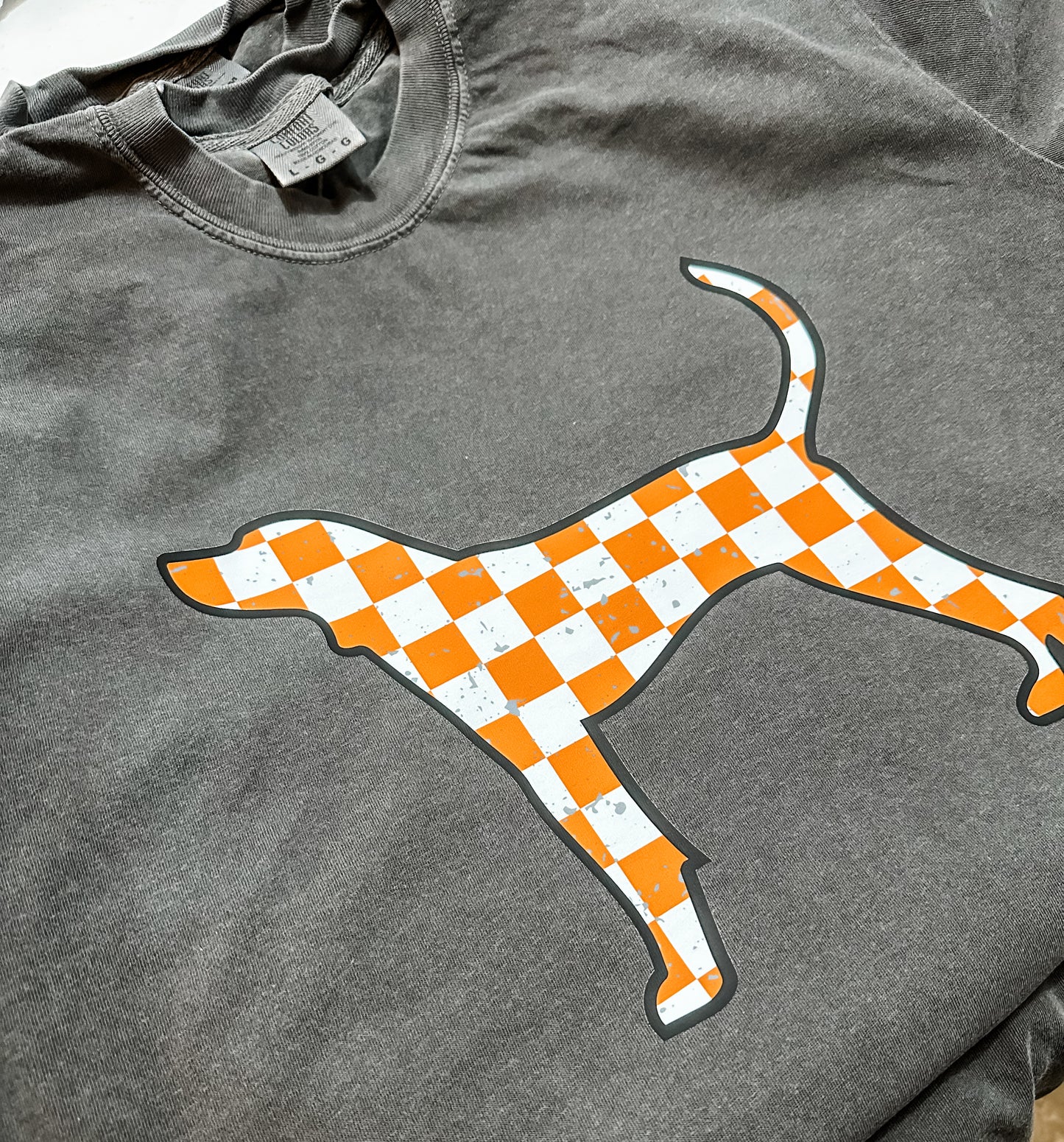Checkered Dog Tee