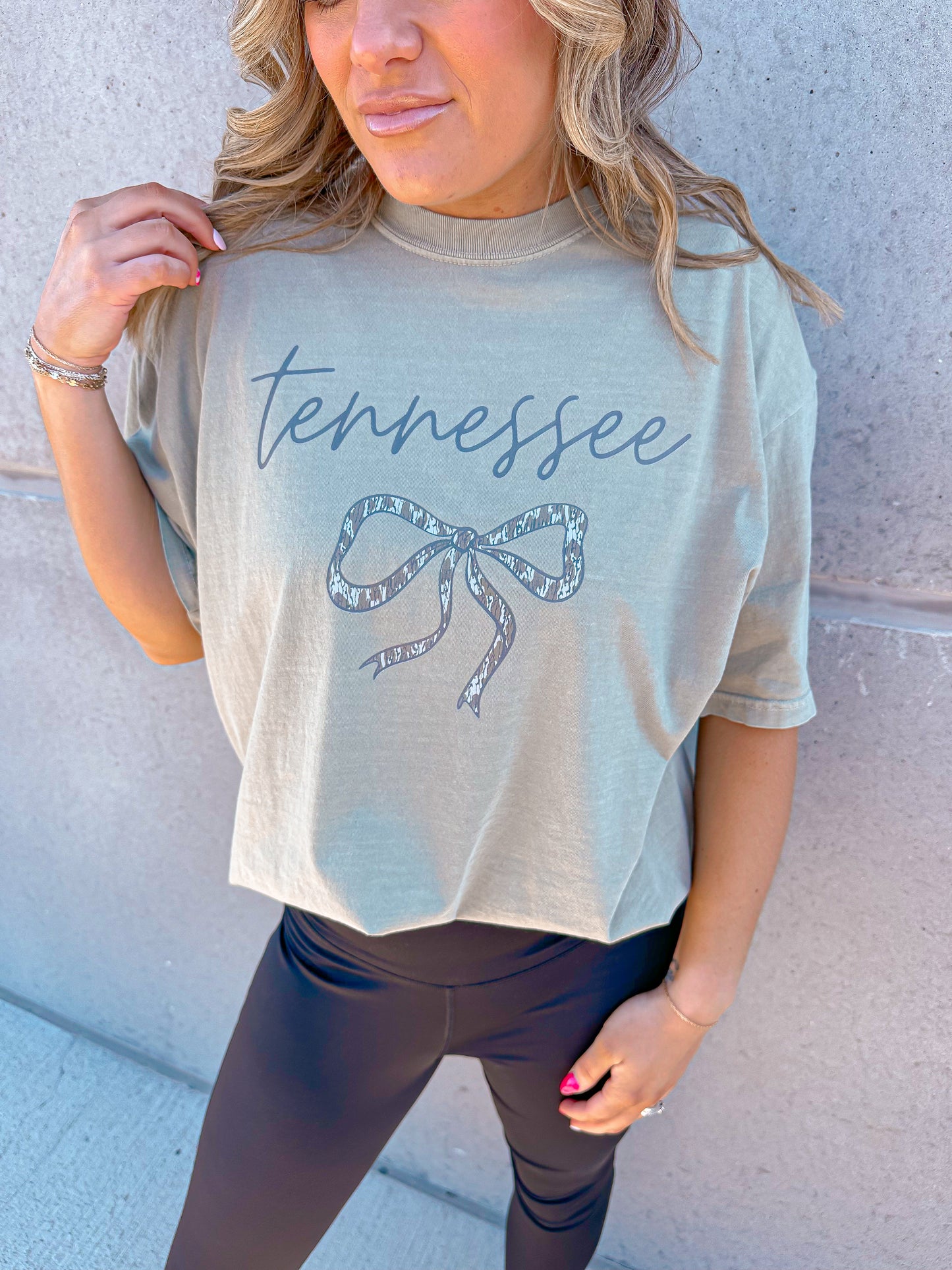 Tennessee Camo Bow Tee
