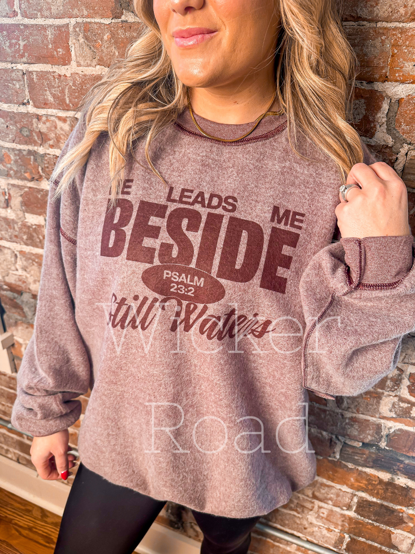 Still Waters Inside out Sweatshirt