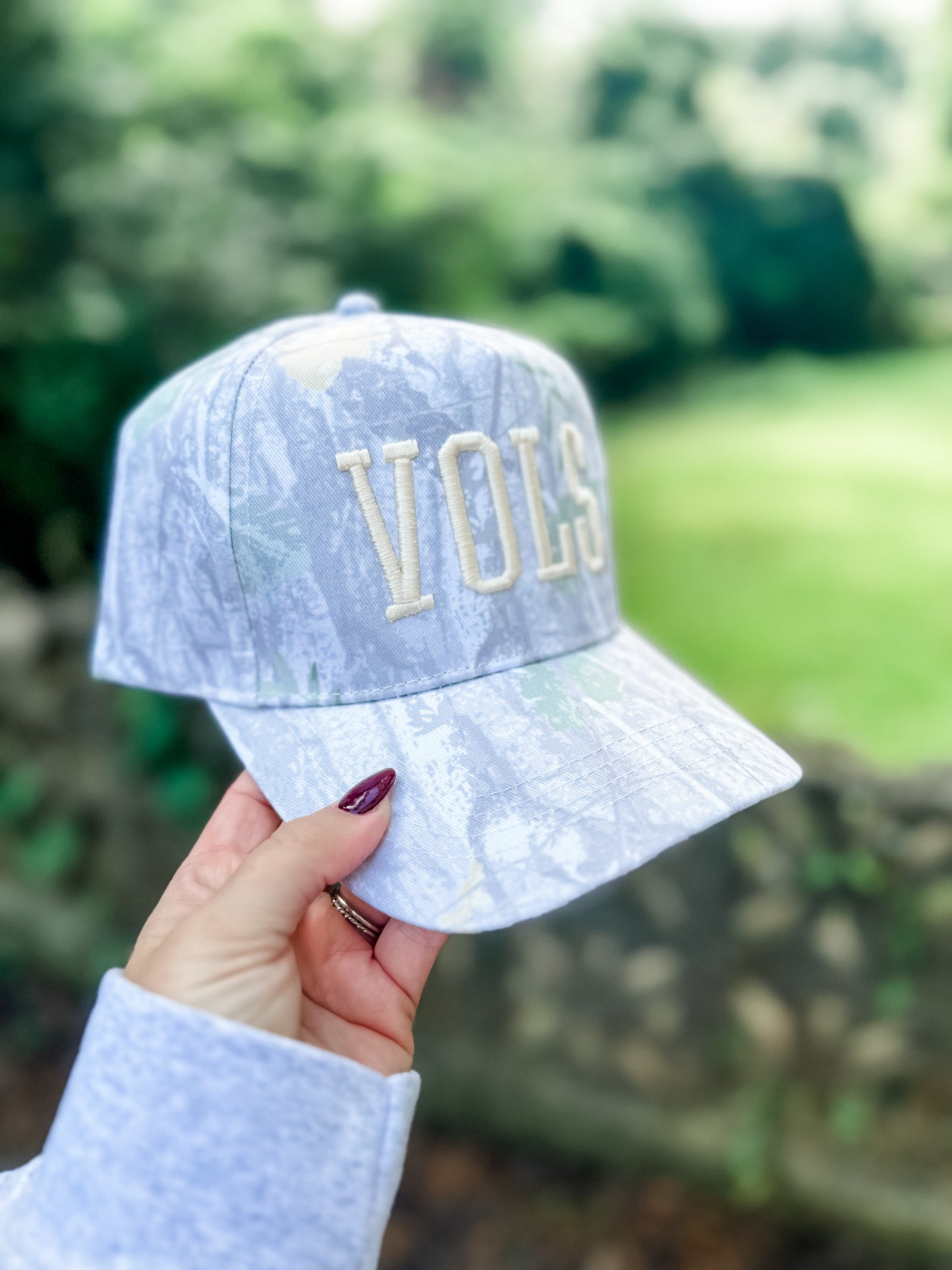 Vols Solid Camo Hat- White