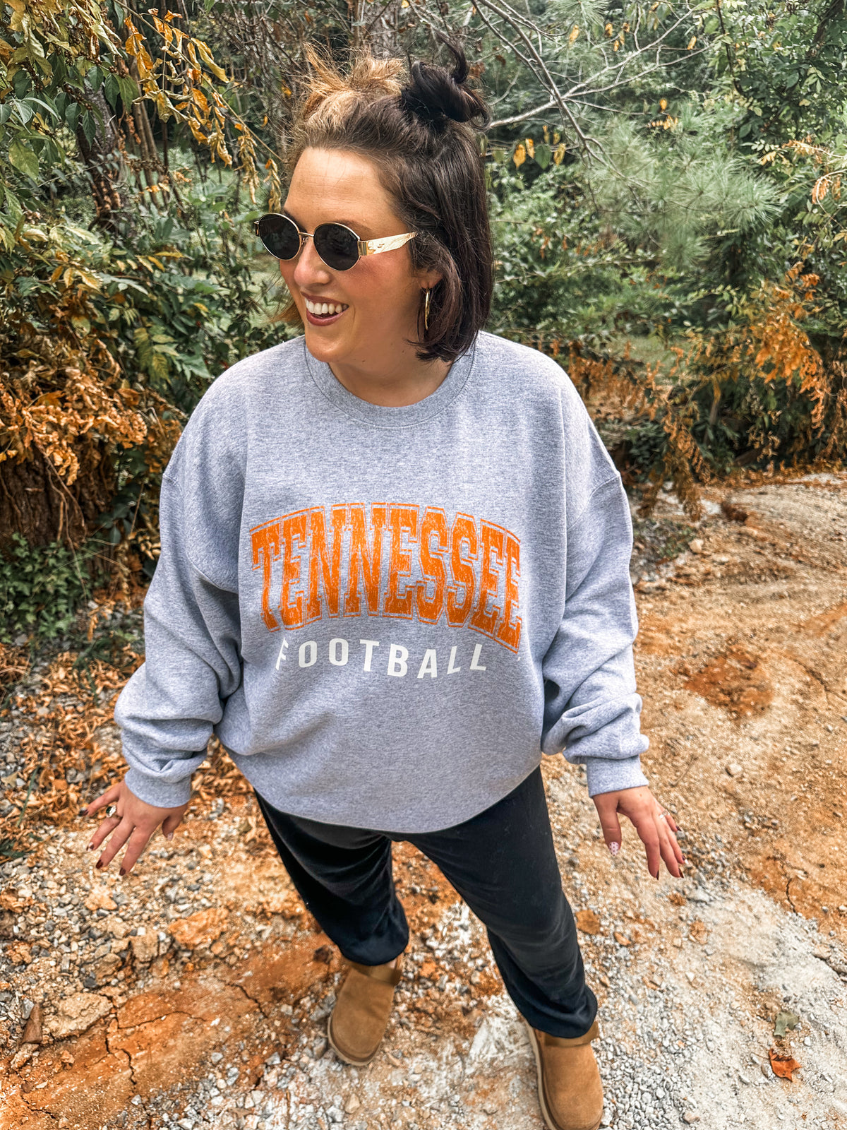 Classic Tennessee Football Arch-Sport Gray Sweatshirt