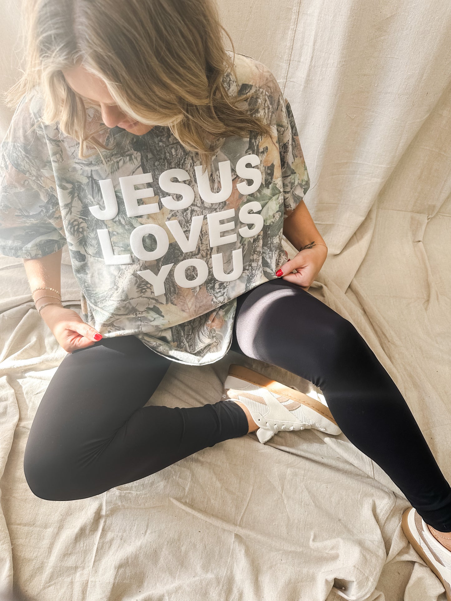 JESUS LOVES YOU Camo Tee