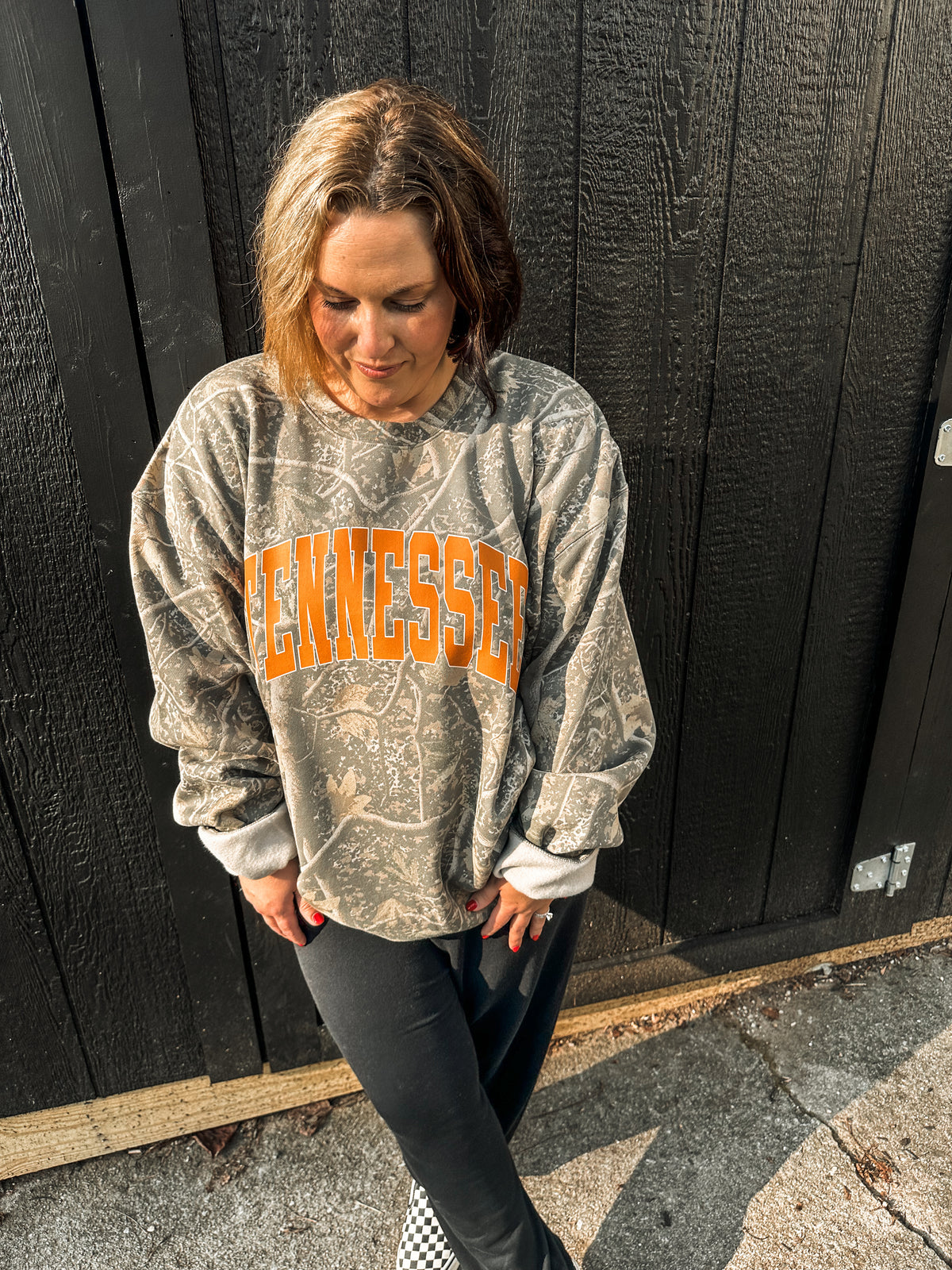 Tennessee Orange -Camo Sweatshirt