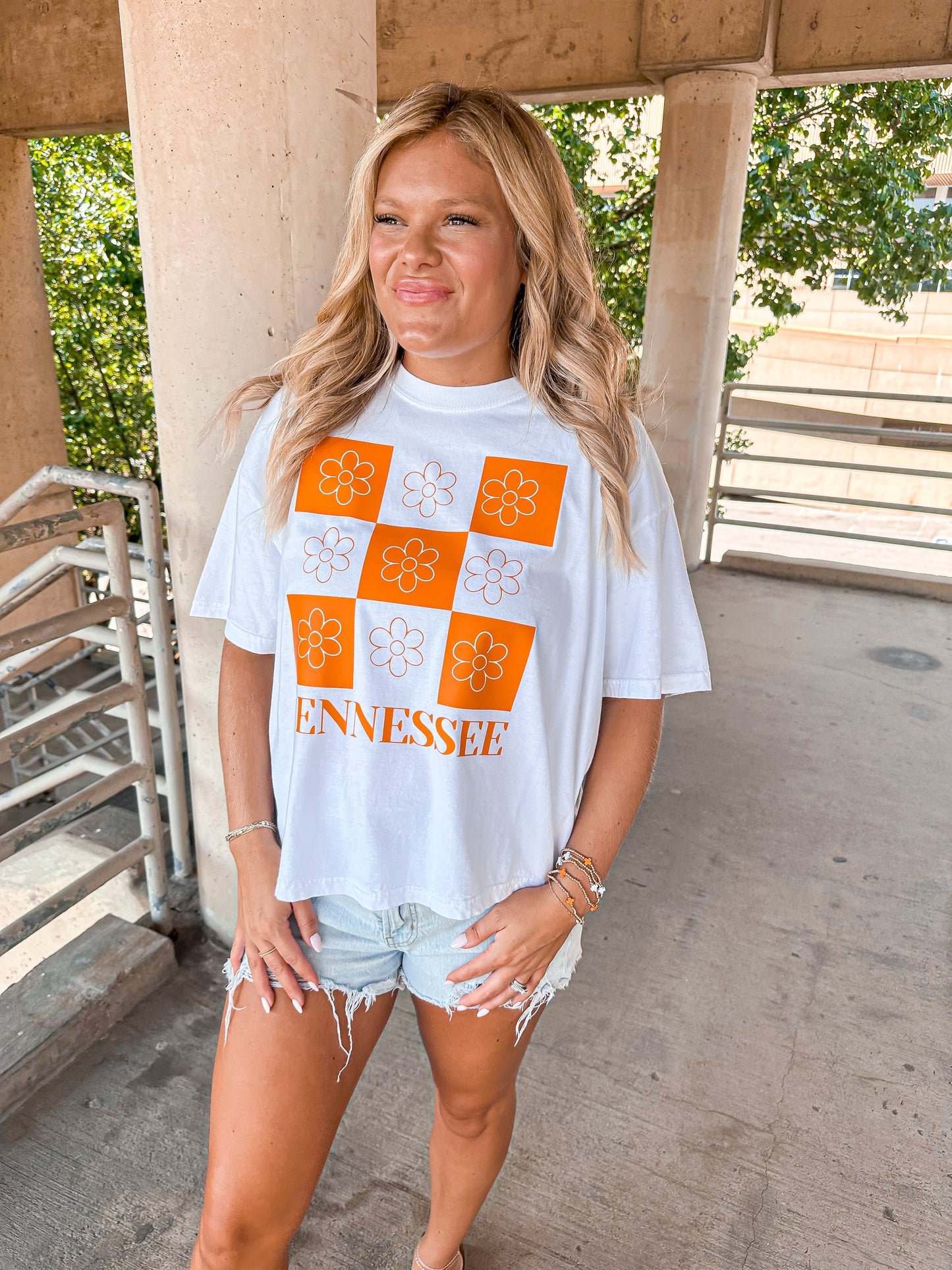 Checkered Tennessee- White