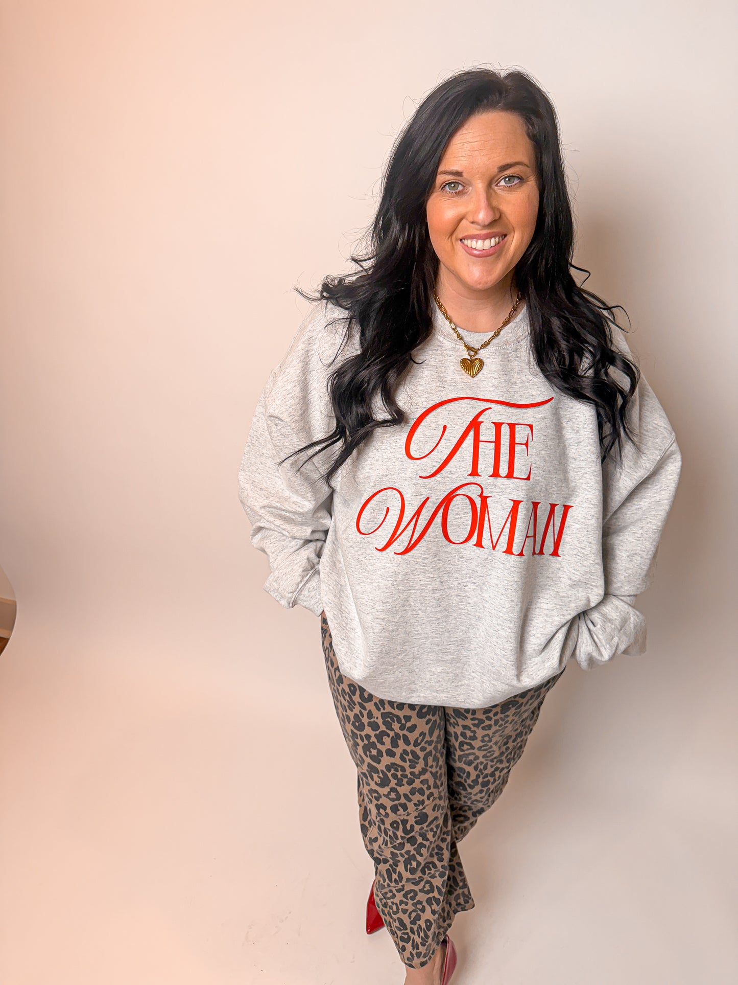 The Woman- ash sweatshirt