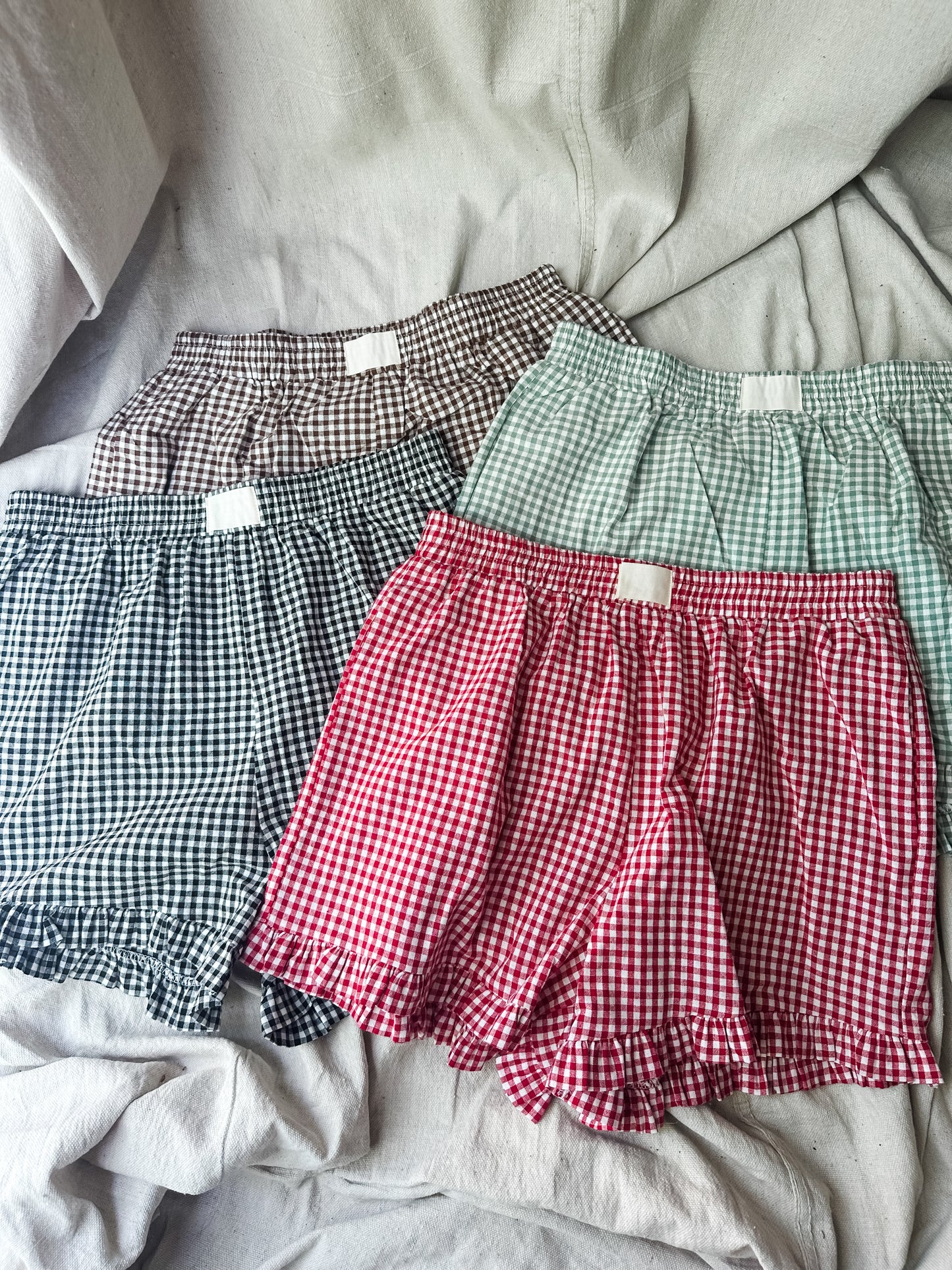 Gingham Boxer Shorts