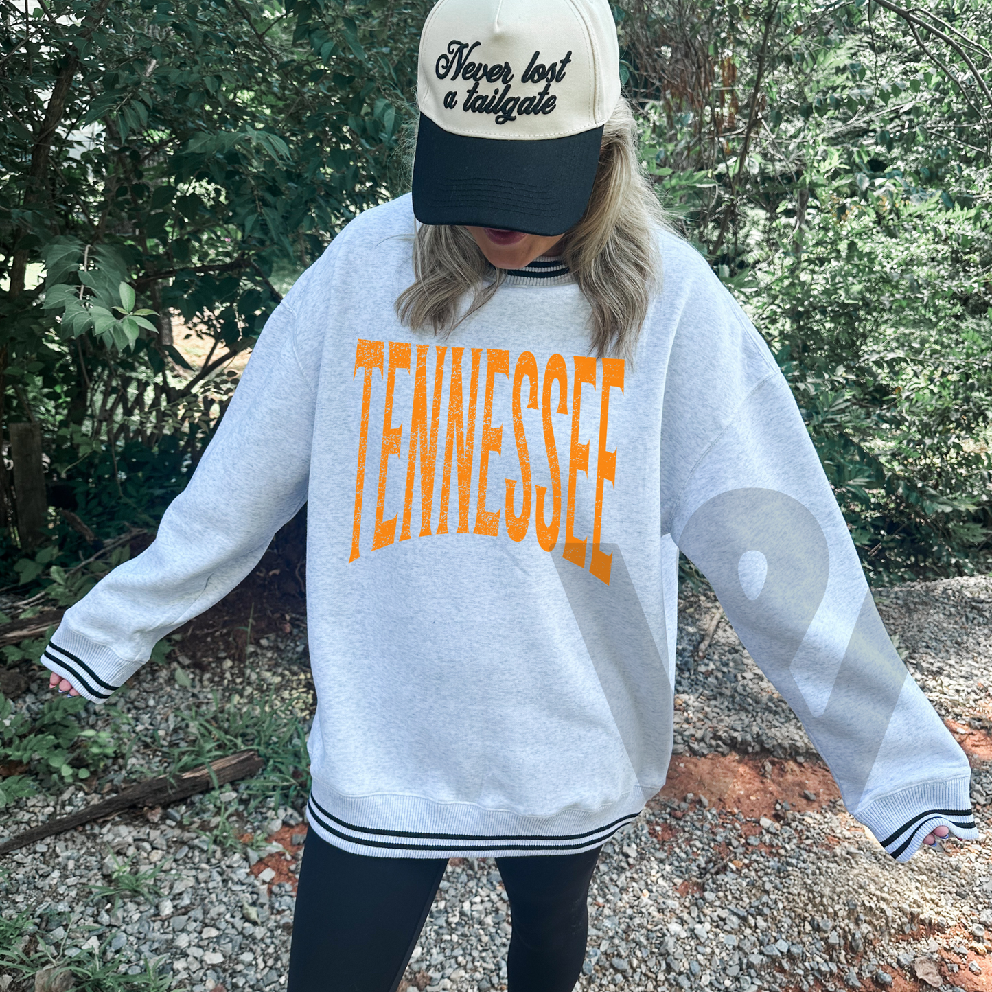 Ash Varsity Pullover- TENNESSEE