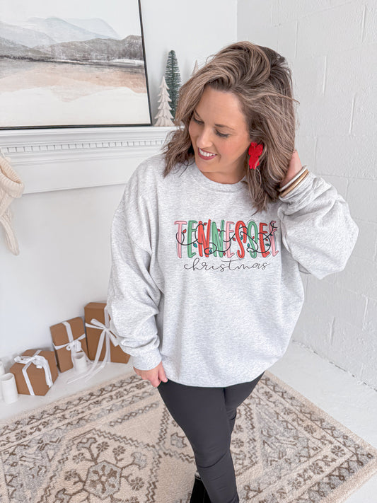 Tennessee Christmas Lights Sweatshirt