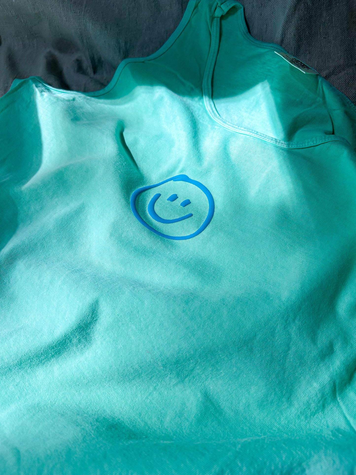 Smiley Face Puff Print Tank or Tee