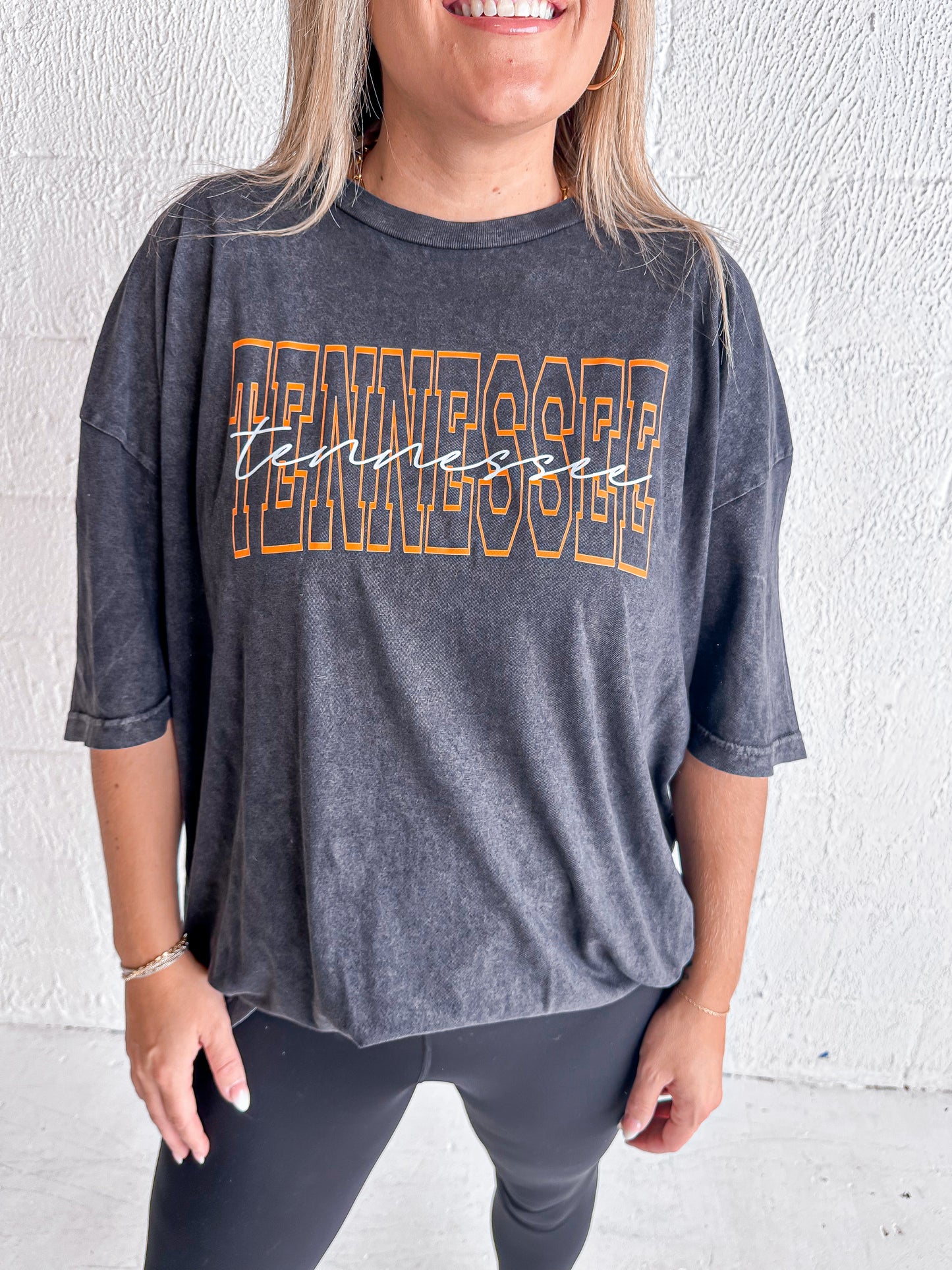TENNESSEE Acid Wash Tee