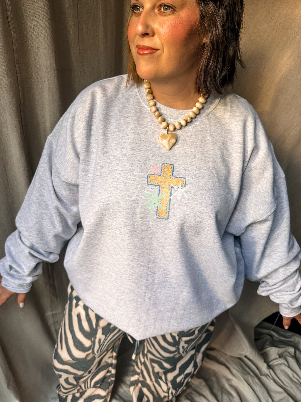 He Will Provide- Ash Sweatshirt