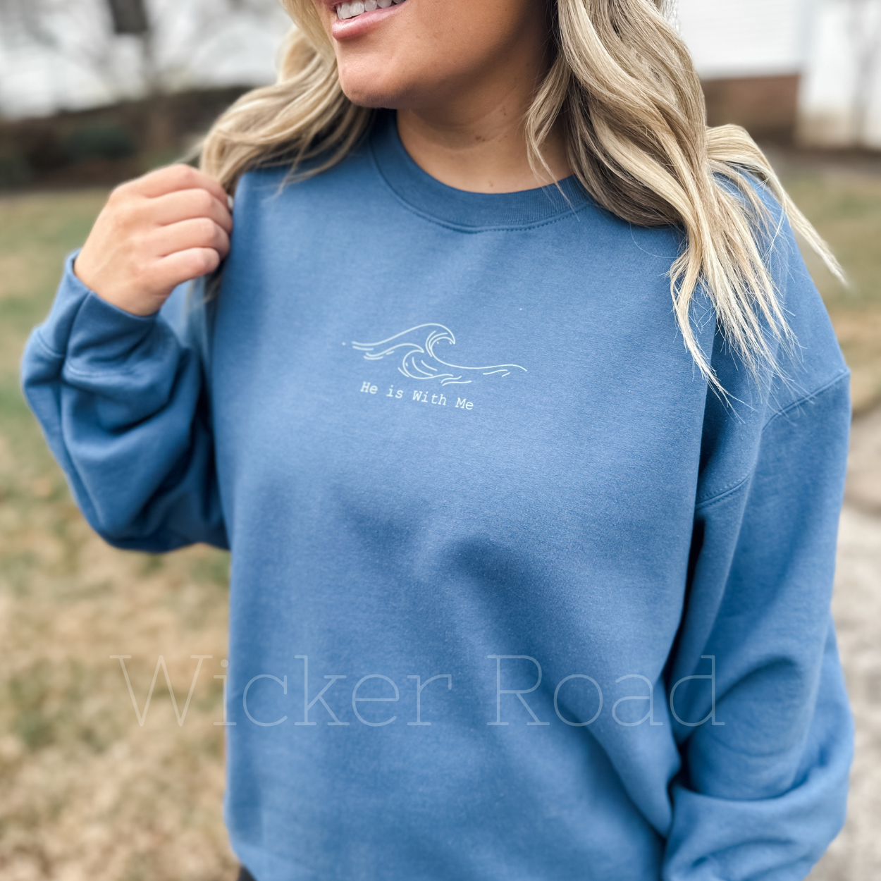 He is With Me Sweatshirt