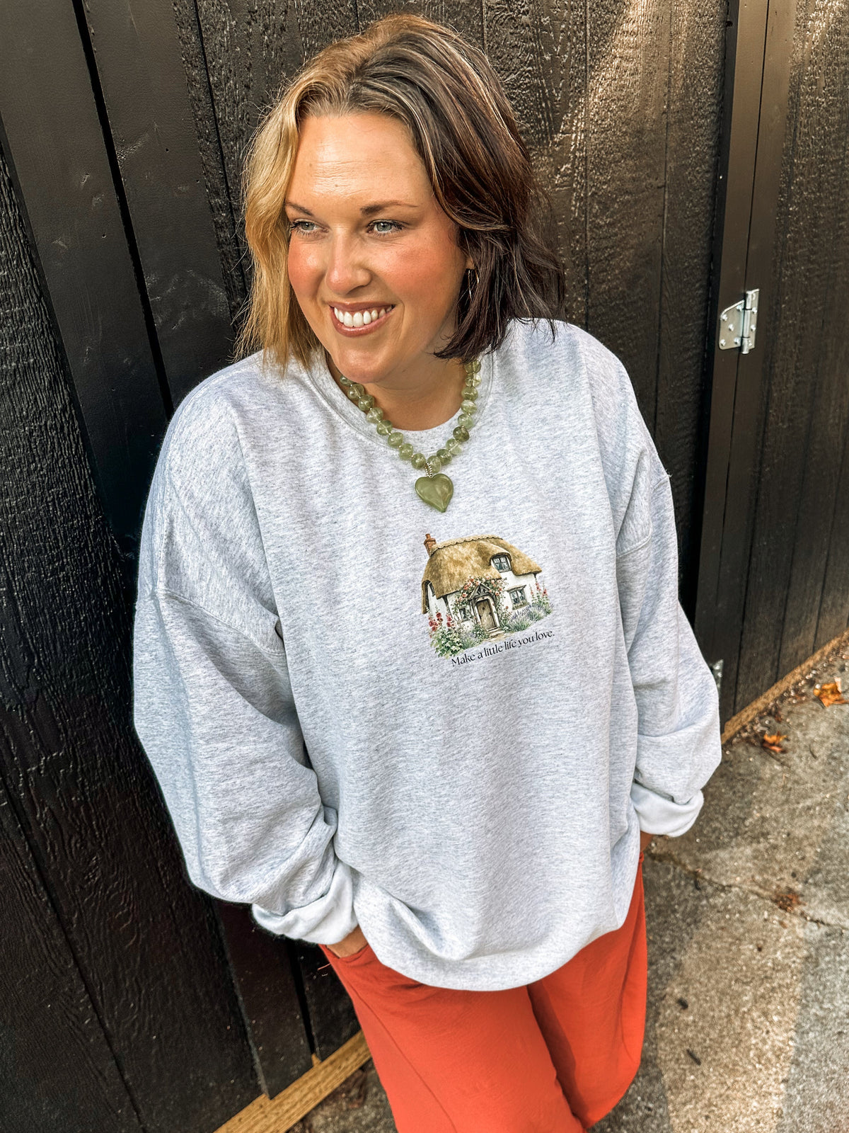 Make a Little Life You Love- Ash Sweatshirt