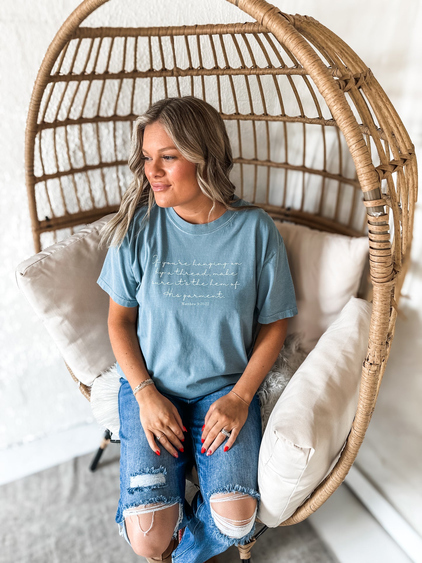 Hanging on By a Thread Tee