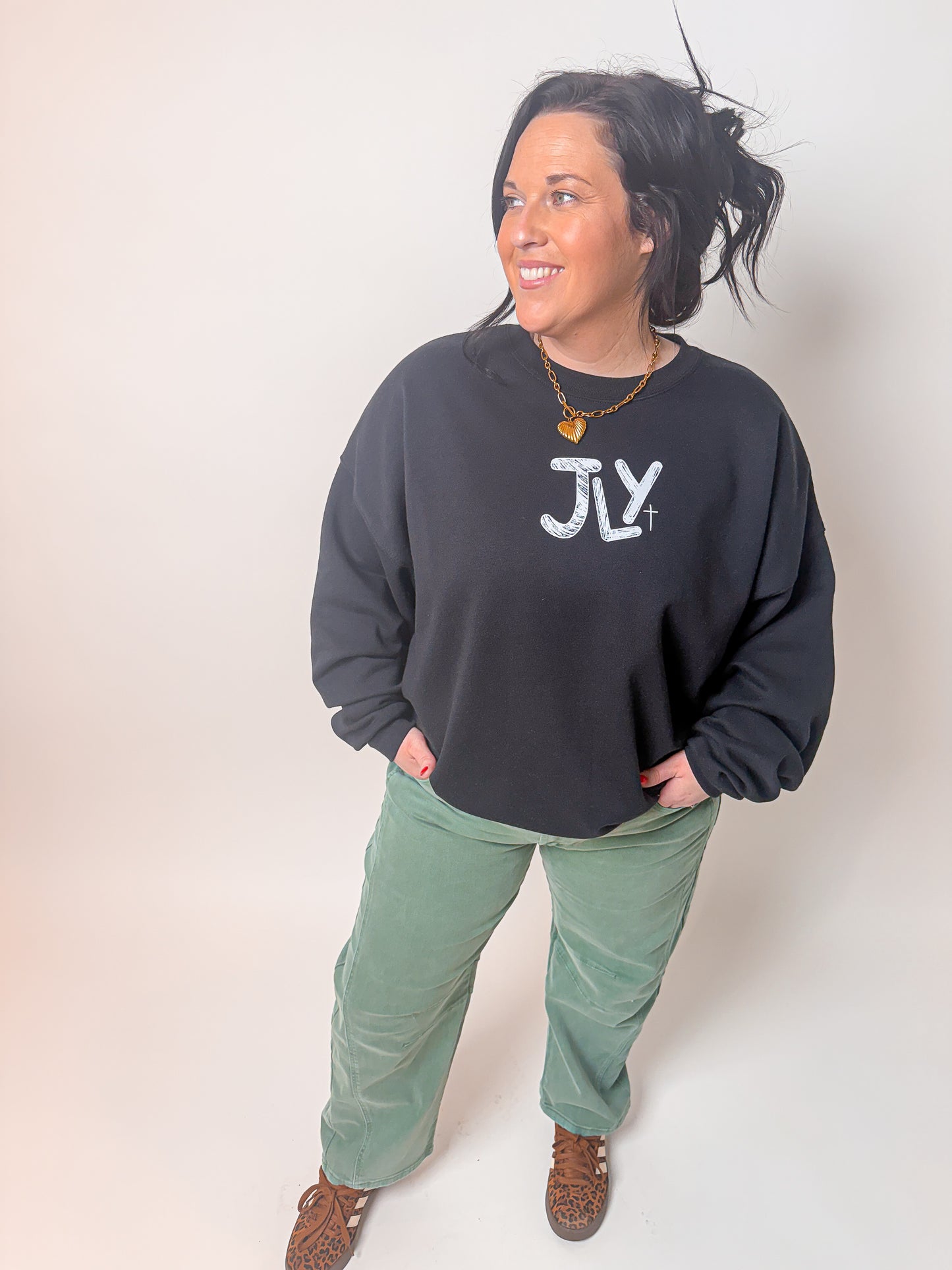 Jesus Loves You Doodle Sweatshirt