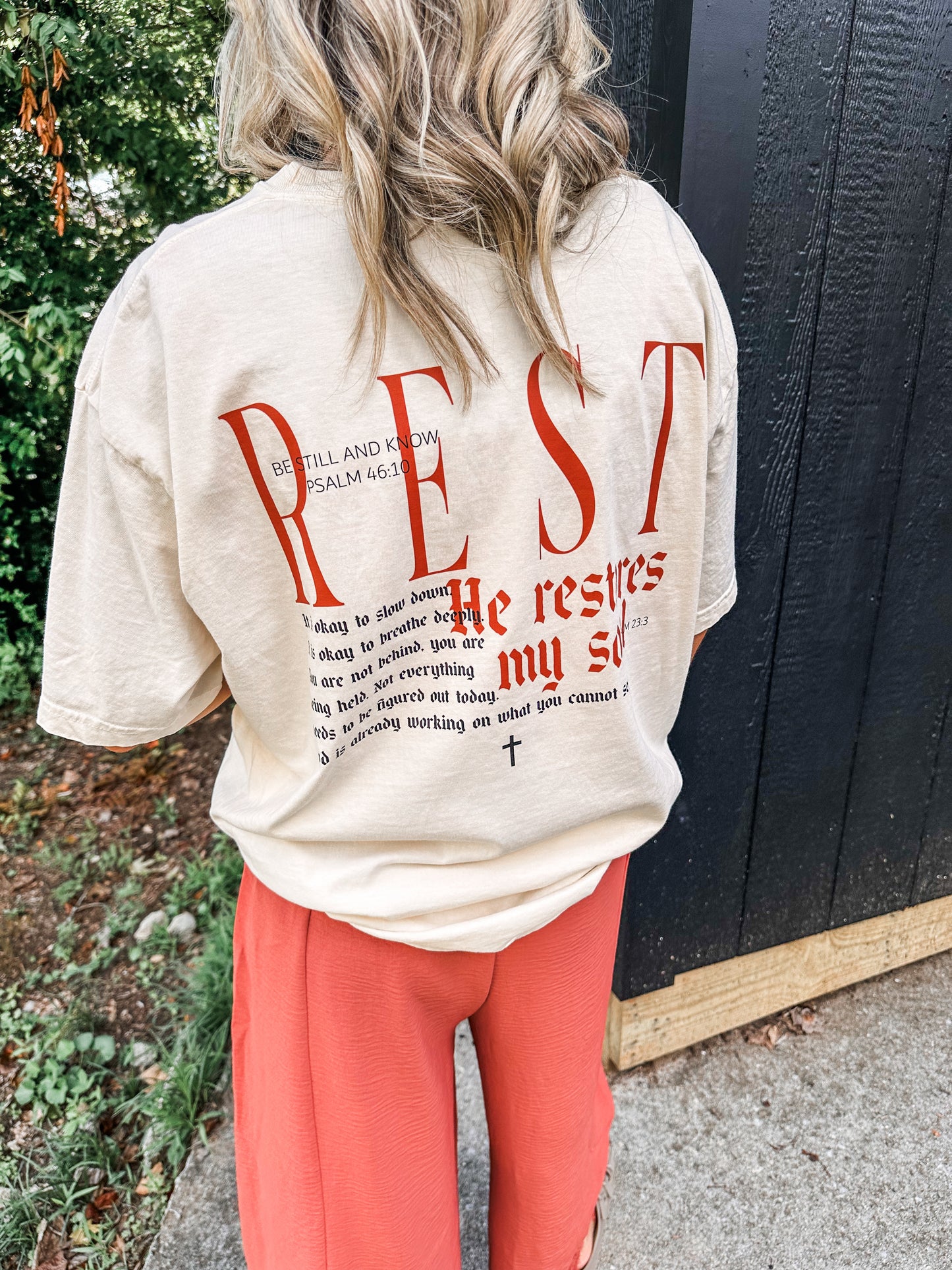 REST ivory Tee