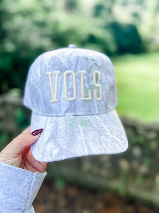Vols Solid Camo Hat- White