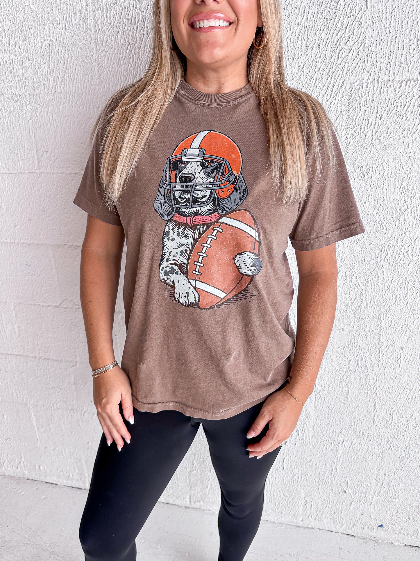 Football Smokey Dog Tee