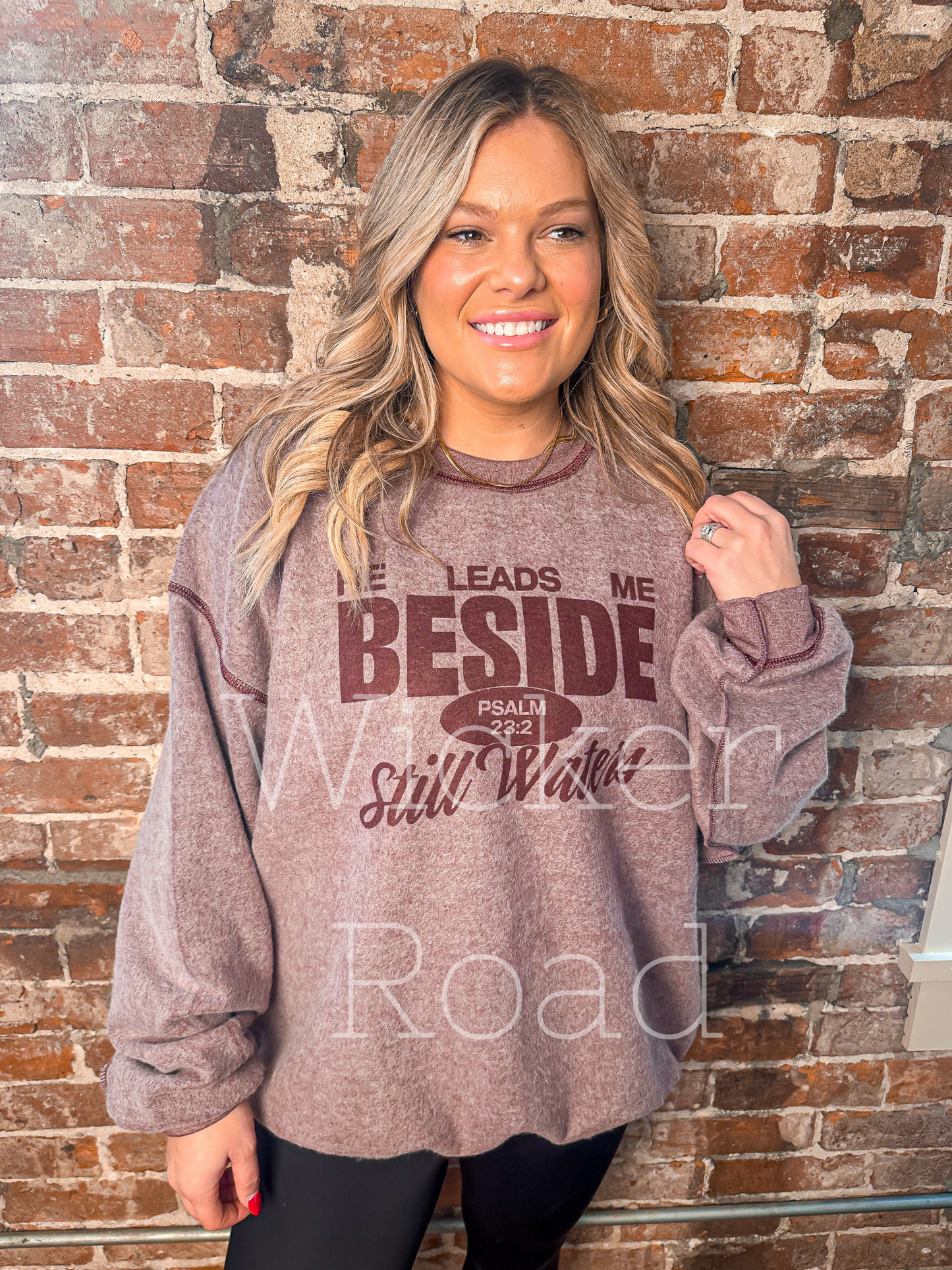 Still Waters Inside out Sweatshirt