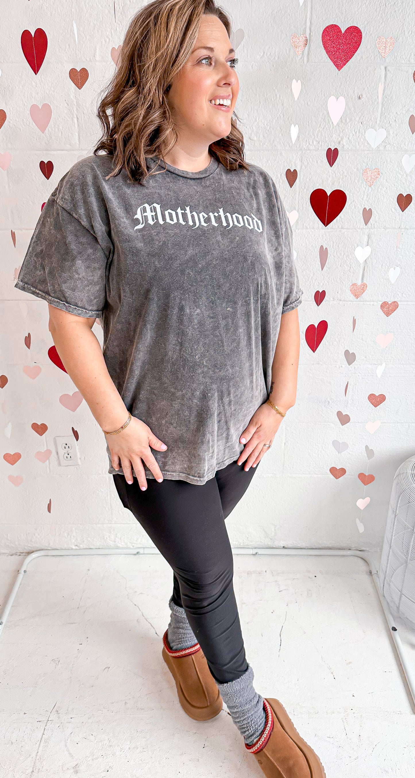 Motherhood Gray Acid Wash