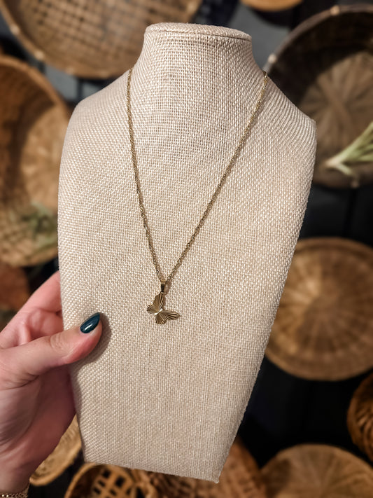 The Flutter Butterfly Necklace