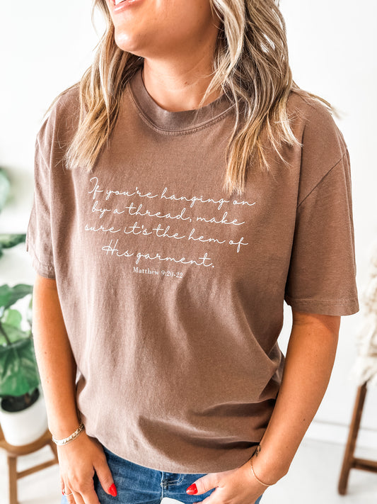 Hanging on By a Thread Tee