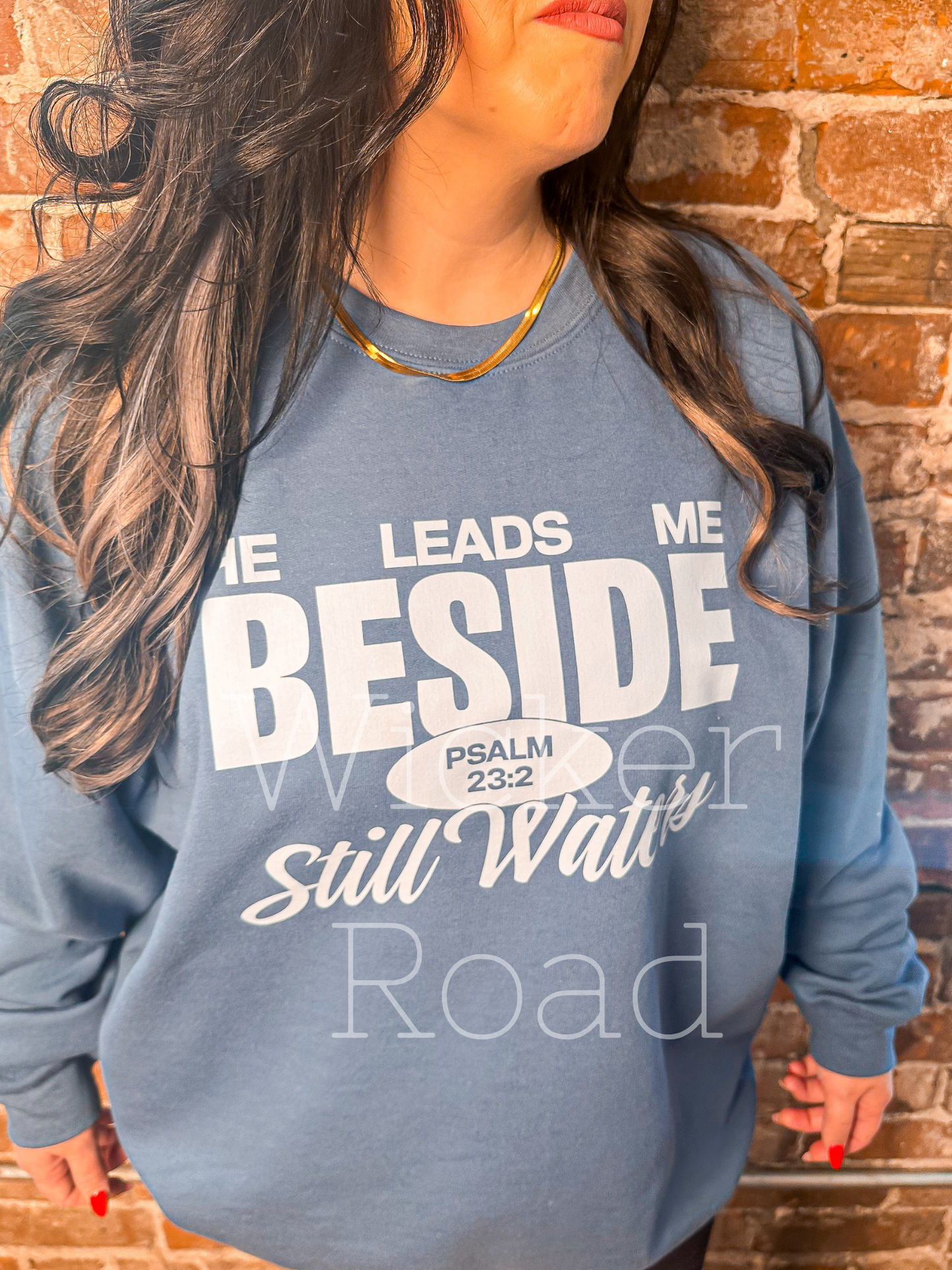 Still Waters Blue sweatshirt