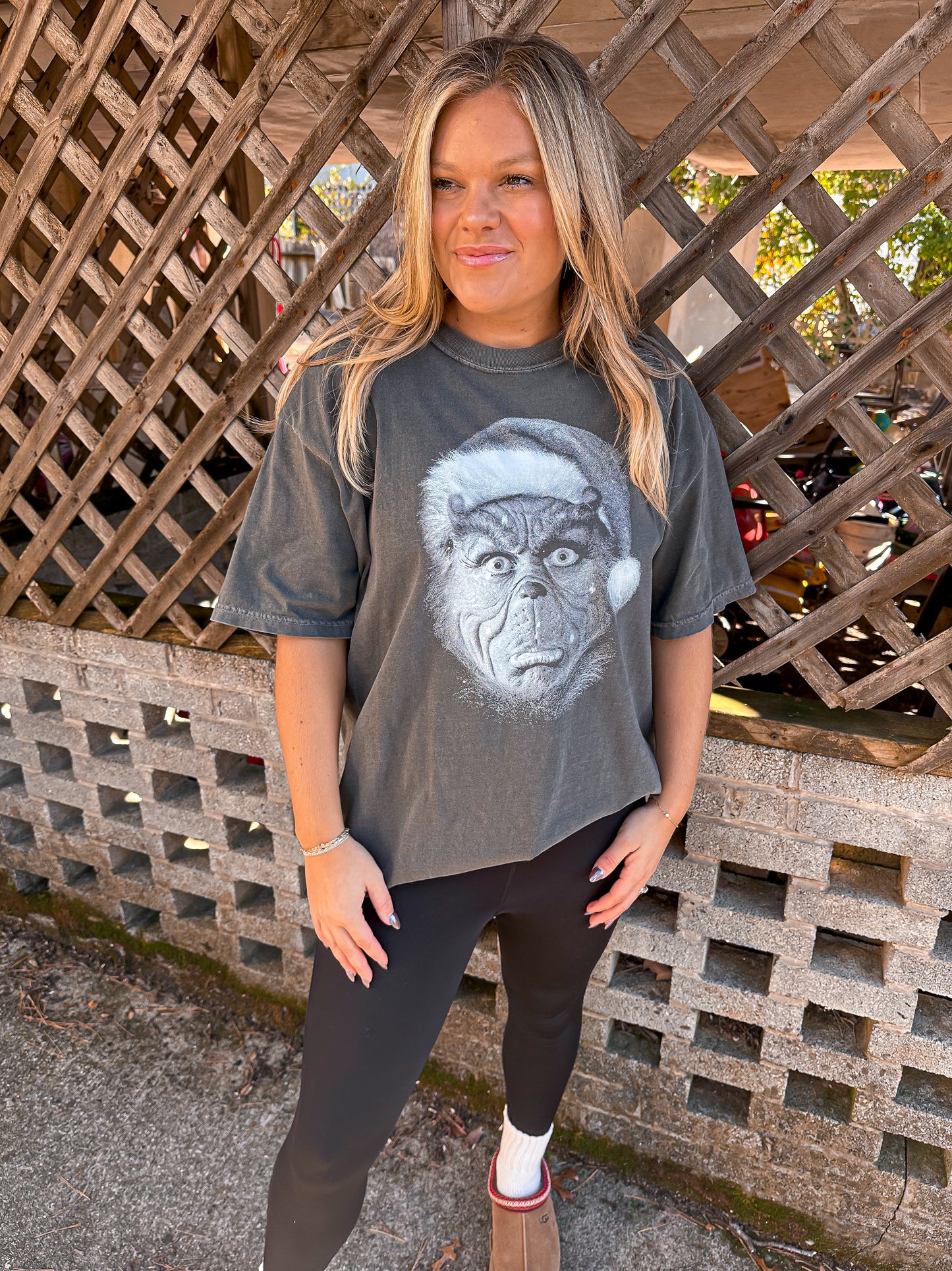 Black and White Green Man Tee