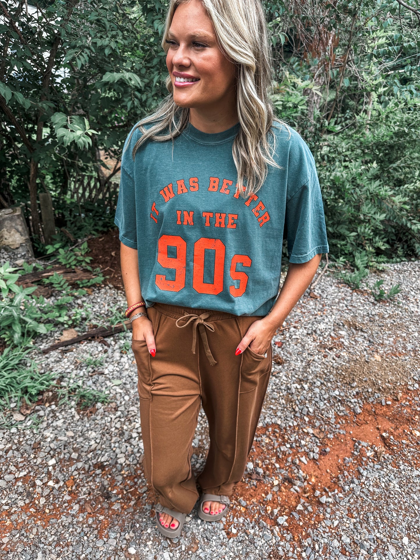 Relaxed Barrel Pants- Chocolate Brown