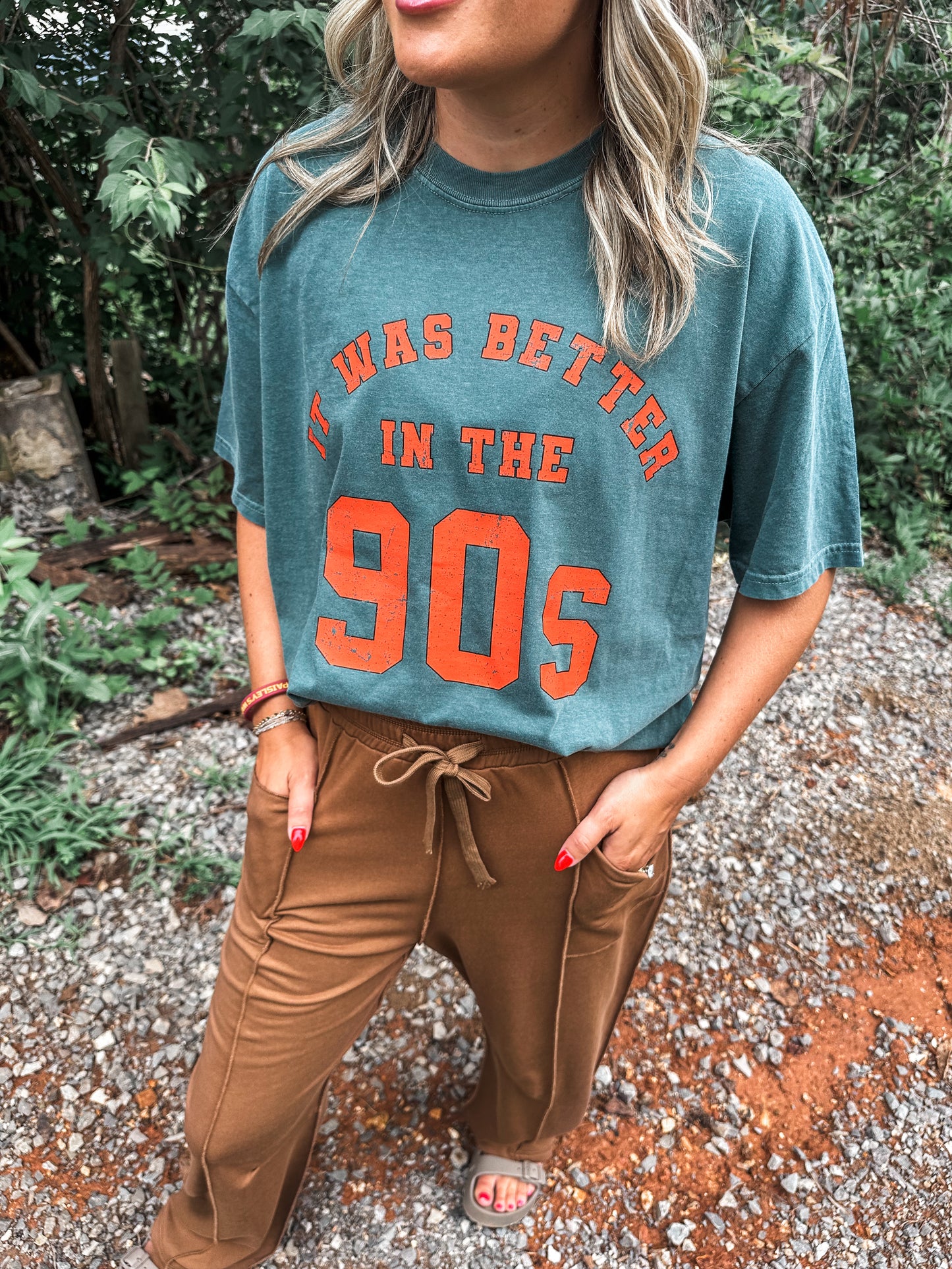 Relaxed Barrel Pants- Chocolate Brown