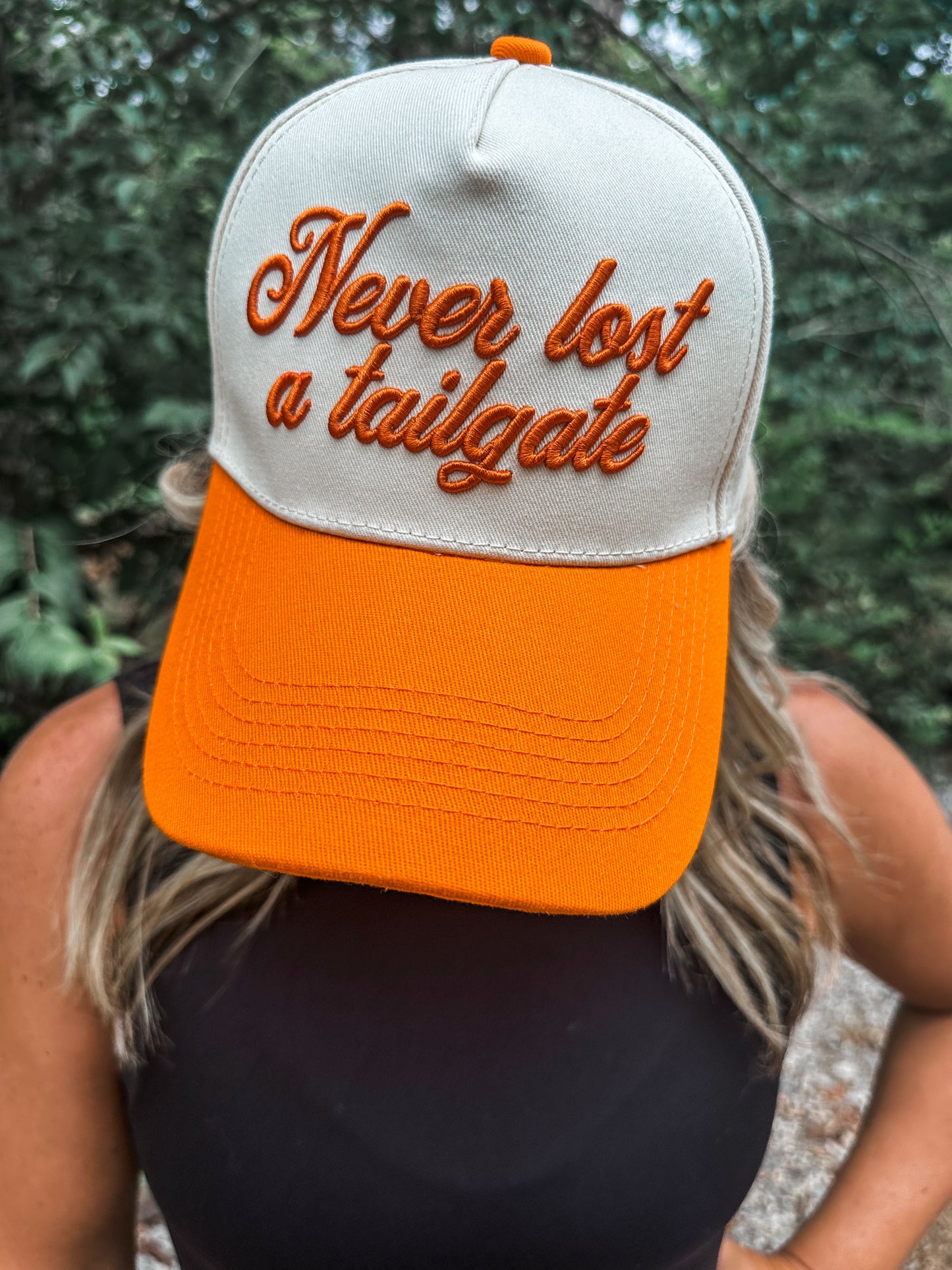 Never Lost a Tailgate Hat- Orange
