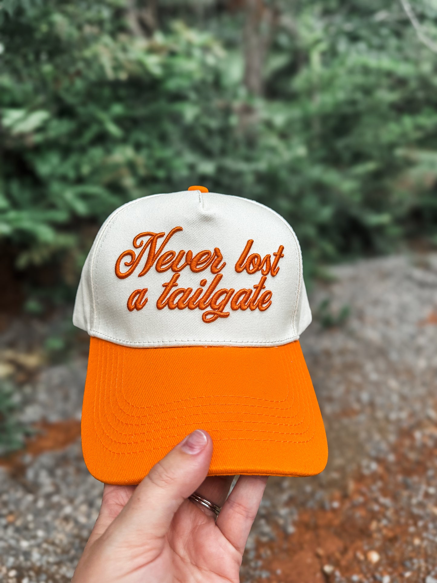 Never Lost a Tailgate Hat- Orange