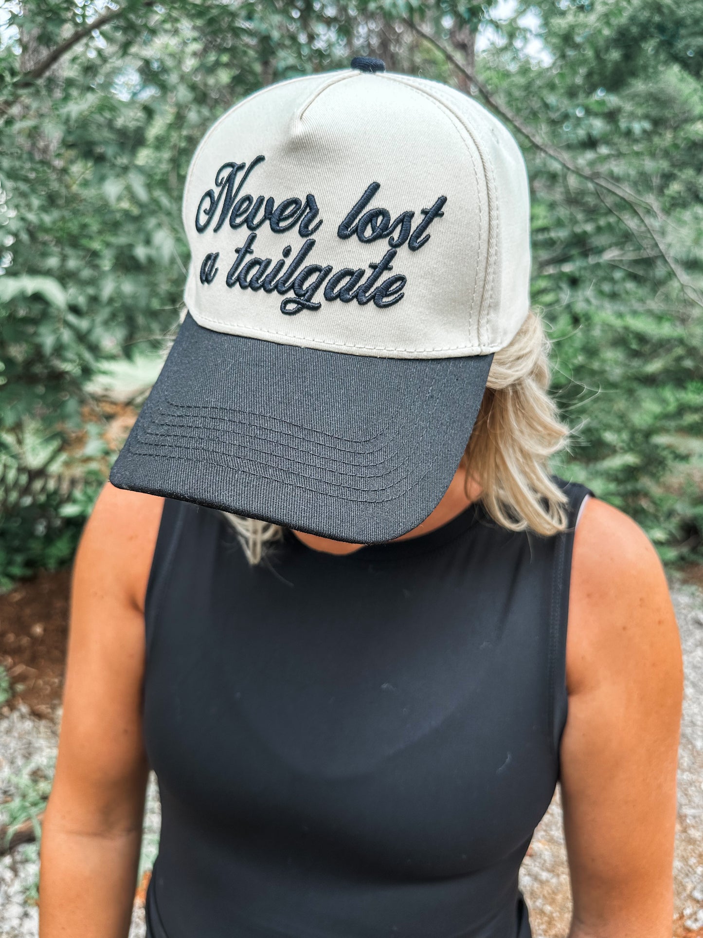 Never Lost a Tailgate Hat- Black