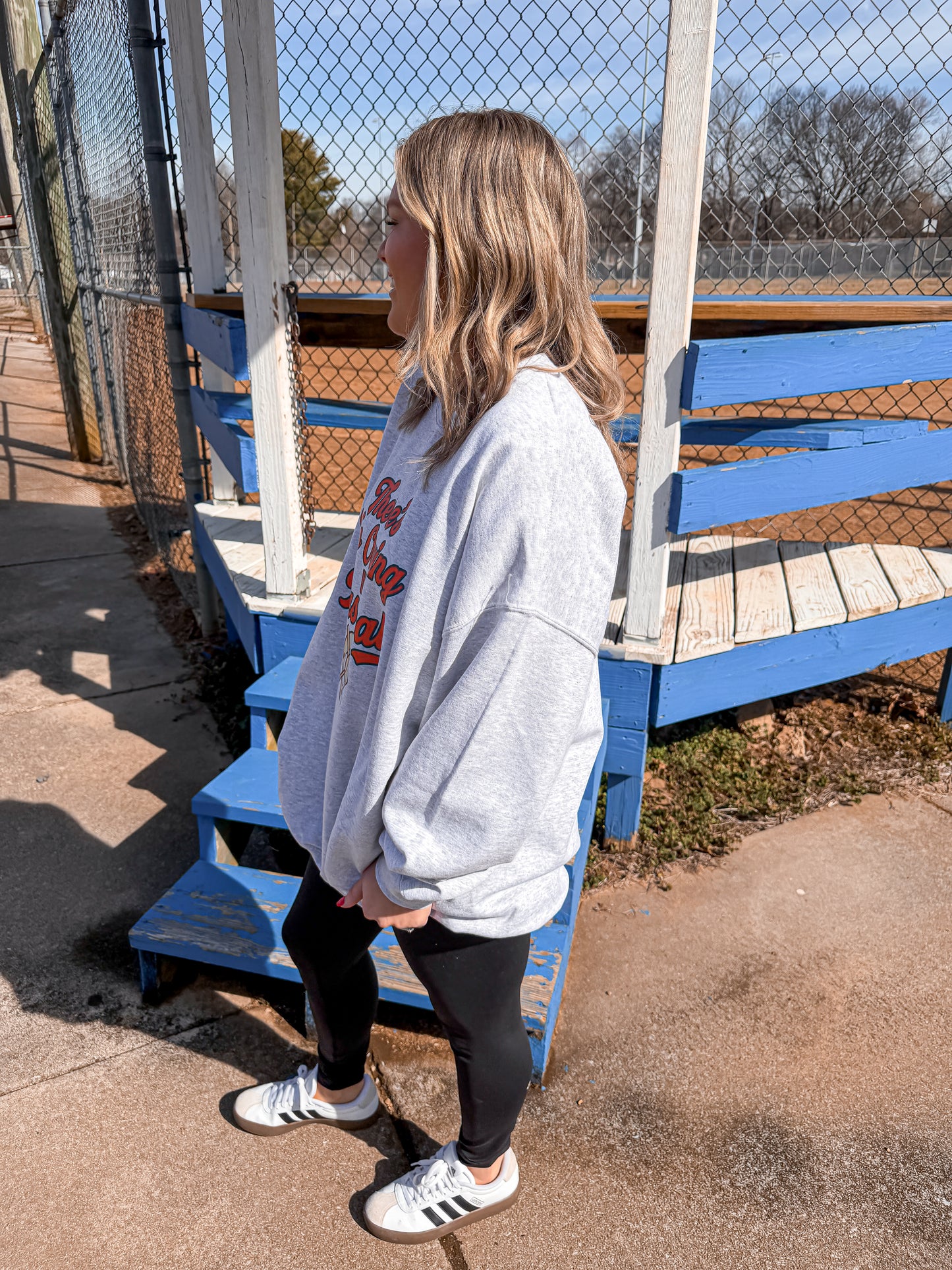 Vintage No Crying in Baseball Retro Ash Sweatshirt