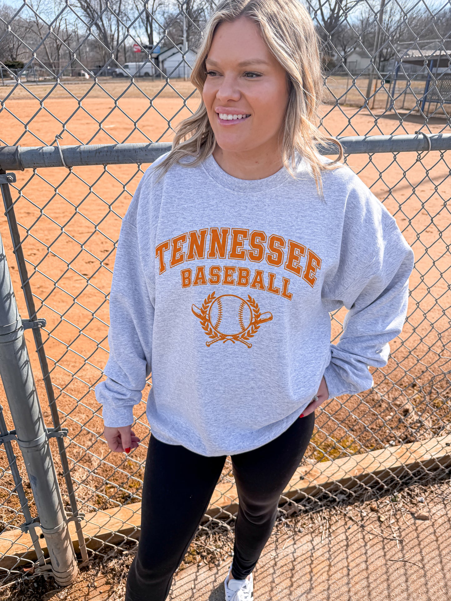 Tennessee Vintage Baseball Ash Sweatshirt