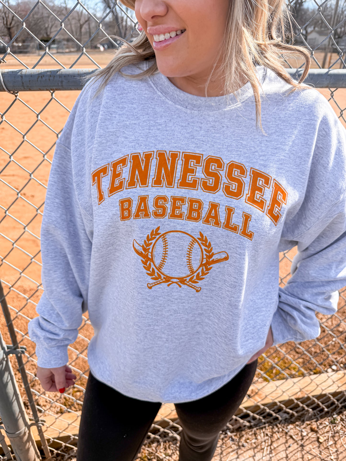Tennessee Vintage Baseball Ash Sweatshirt