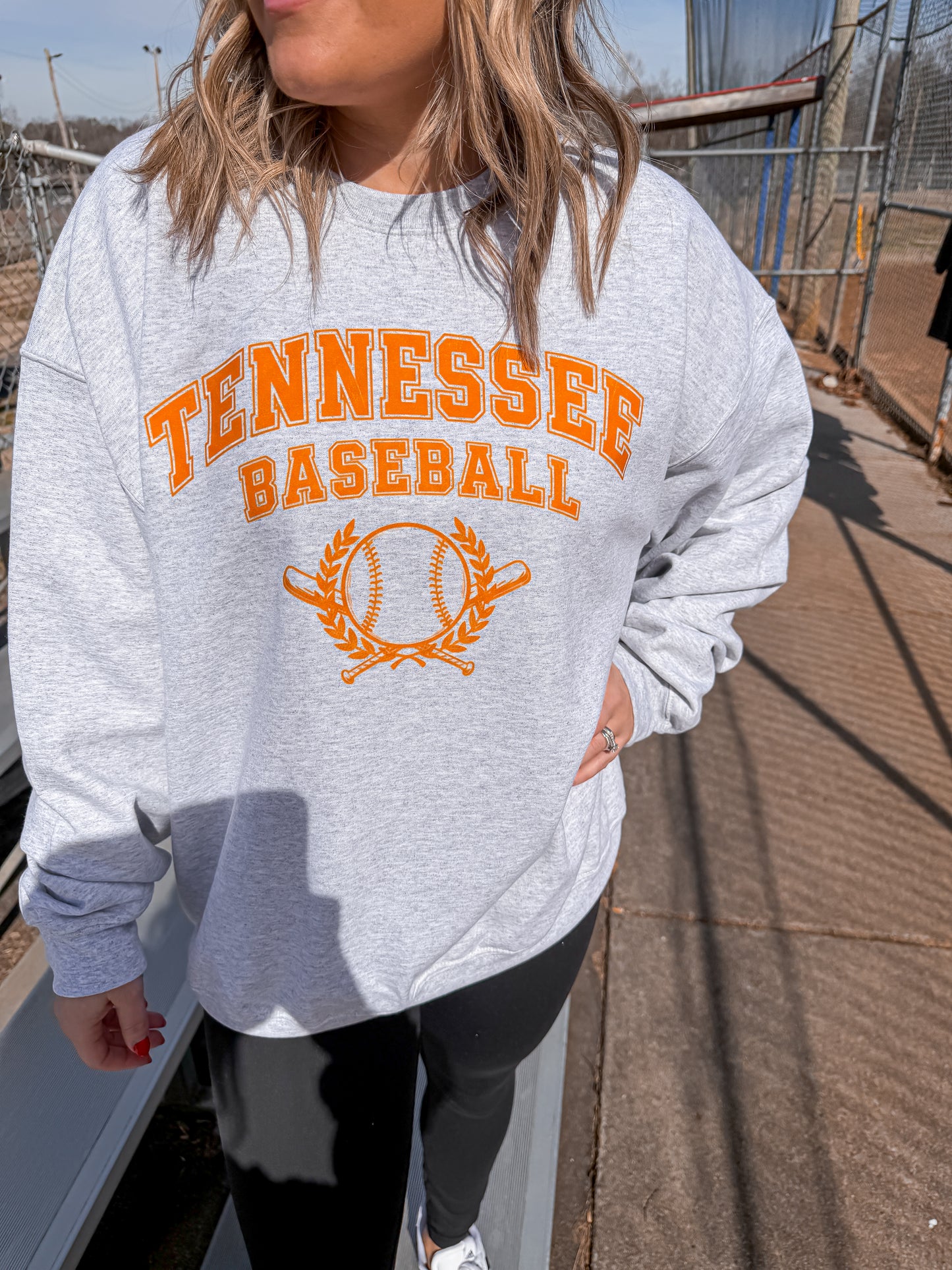 Tennessee Vintage Baseball Ash Sweatshirt