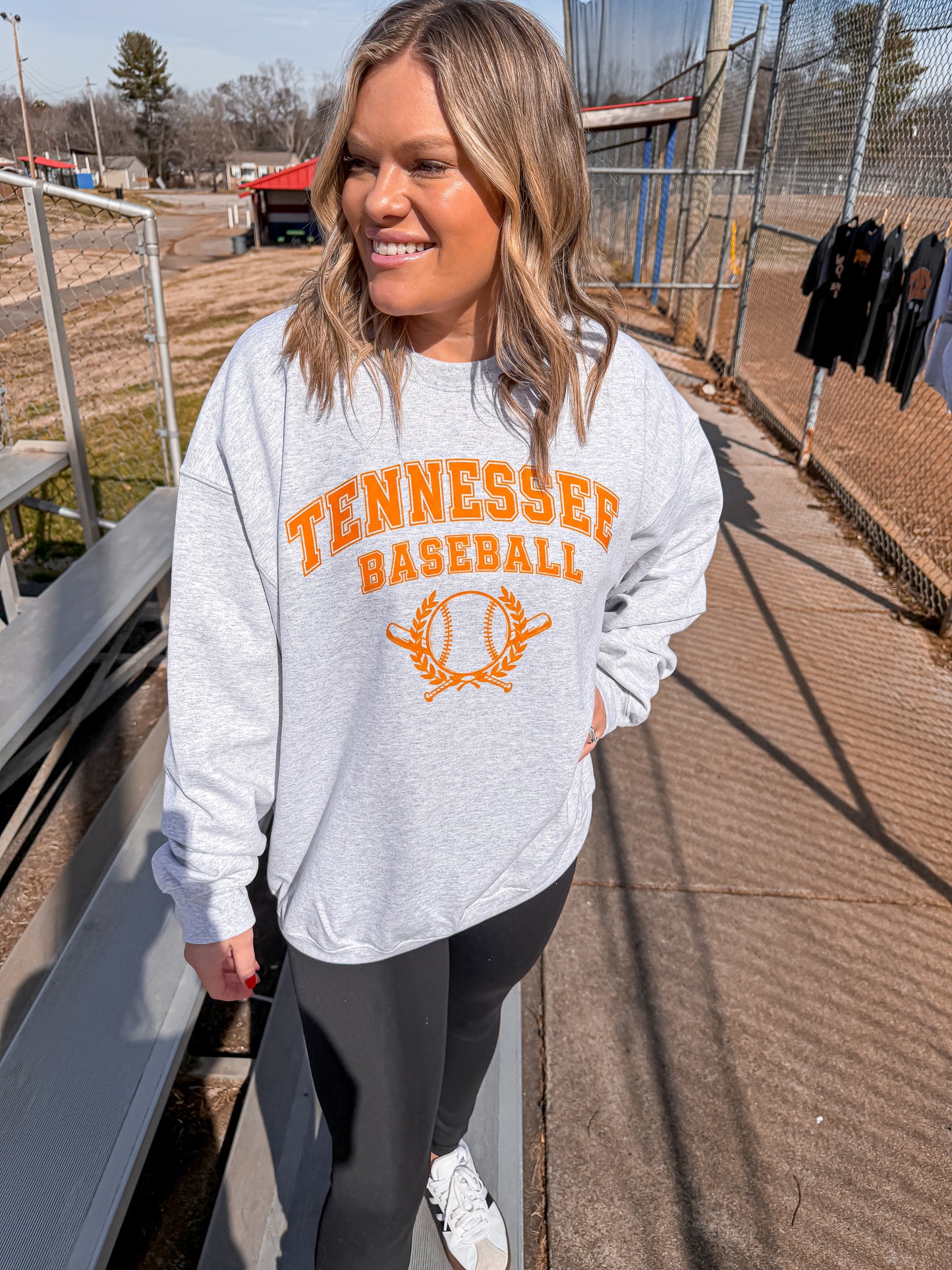 Tennessee Vintage Baseball Ash Sweatshirt
