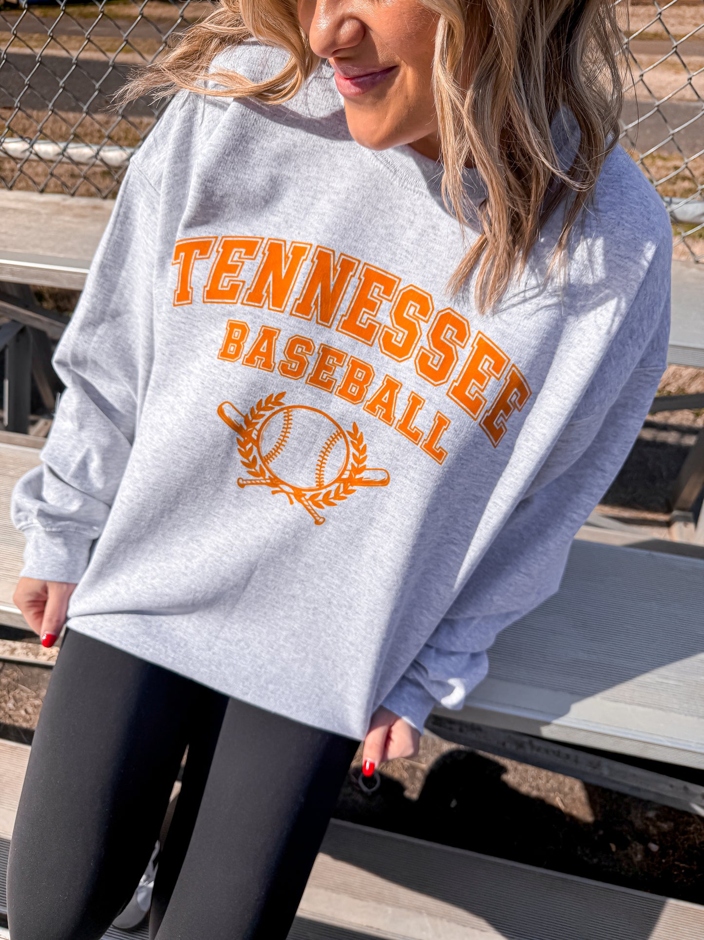 Tennessee Vintage Baseball Ash Sweatshirt