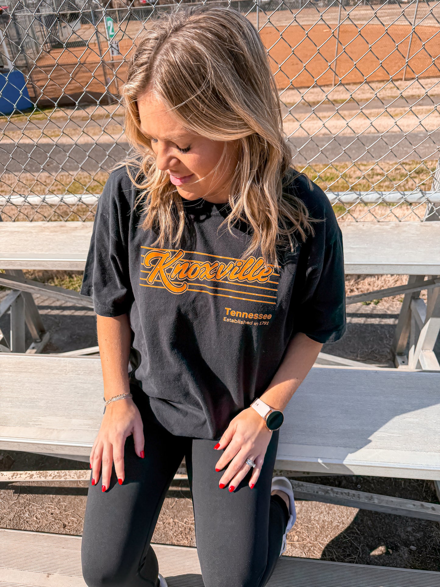 Knoxville TN Vintage Stripe Tee