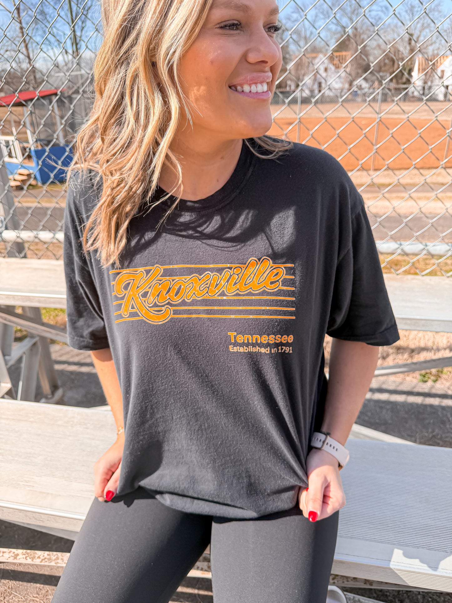 Knoxville TN Vintage Stripe Tee