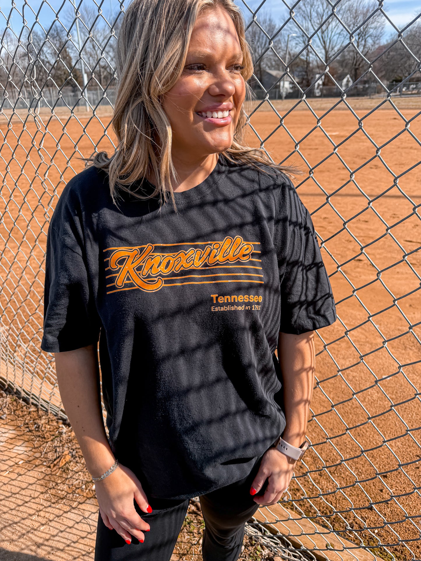 Knoxville TN Vintage Stripe Tee